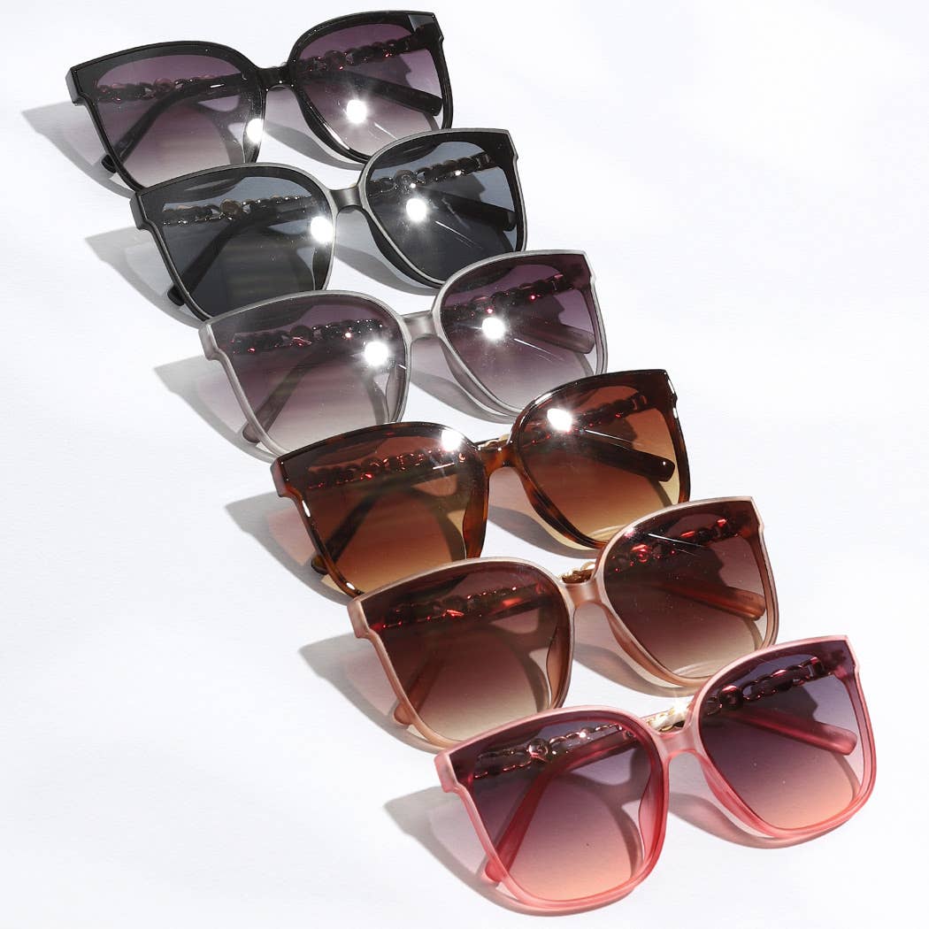Fashion City sunglasses Linked Rhinestone Sunglasses