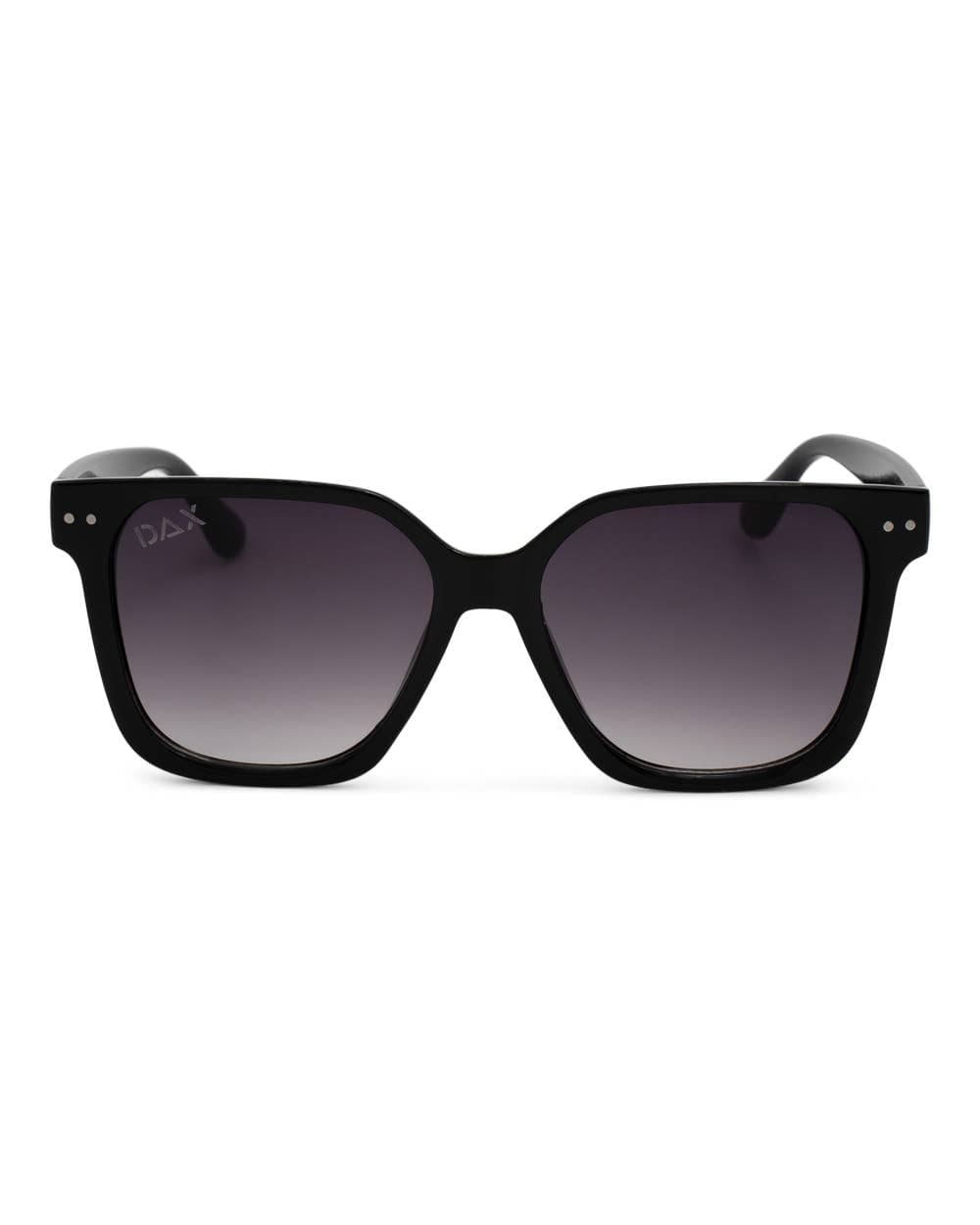 Linny - Women's Oversized Horn Frame Sunglasses: Blue