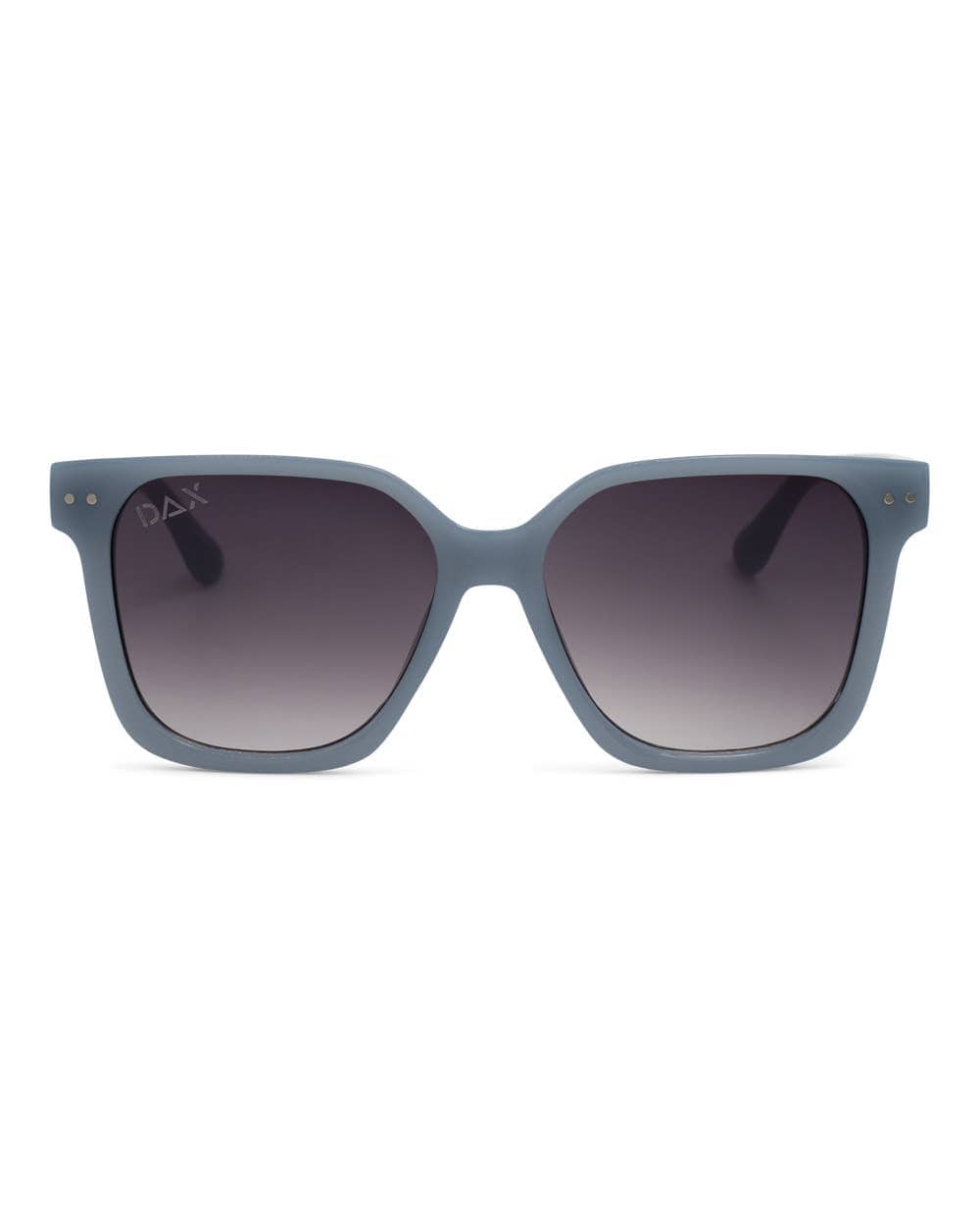 Linny - Women's Oversized Horn Frame Sunglasses: Blue