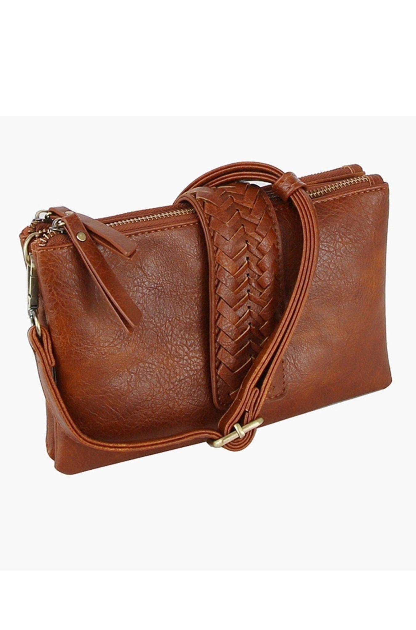 Lisa Braided Crossbody Purse