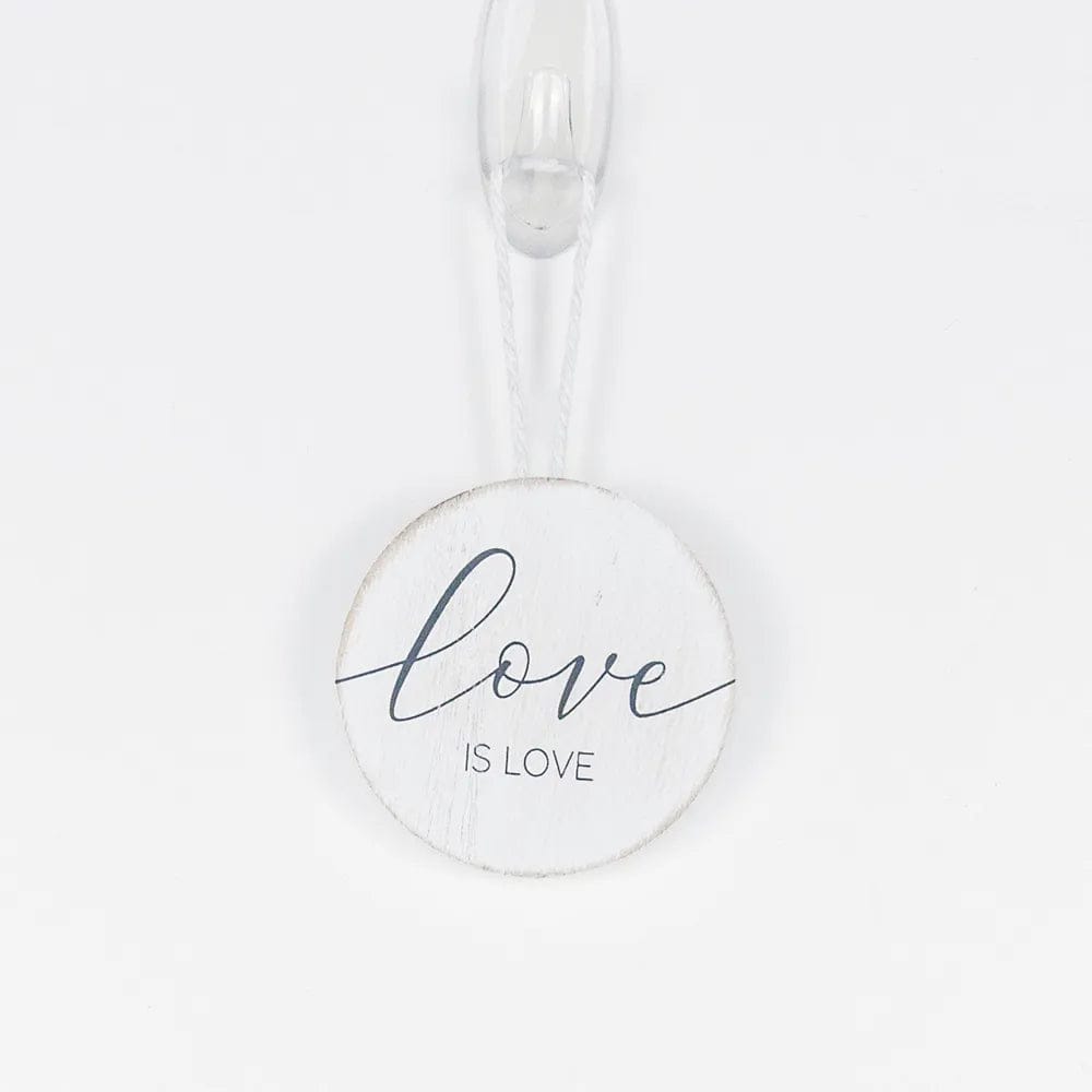 Love Is Love Wood Ornament