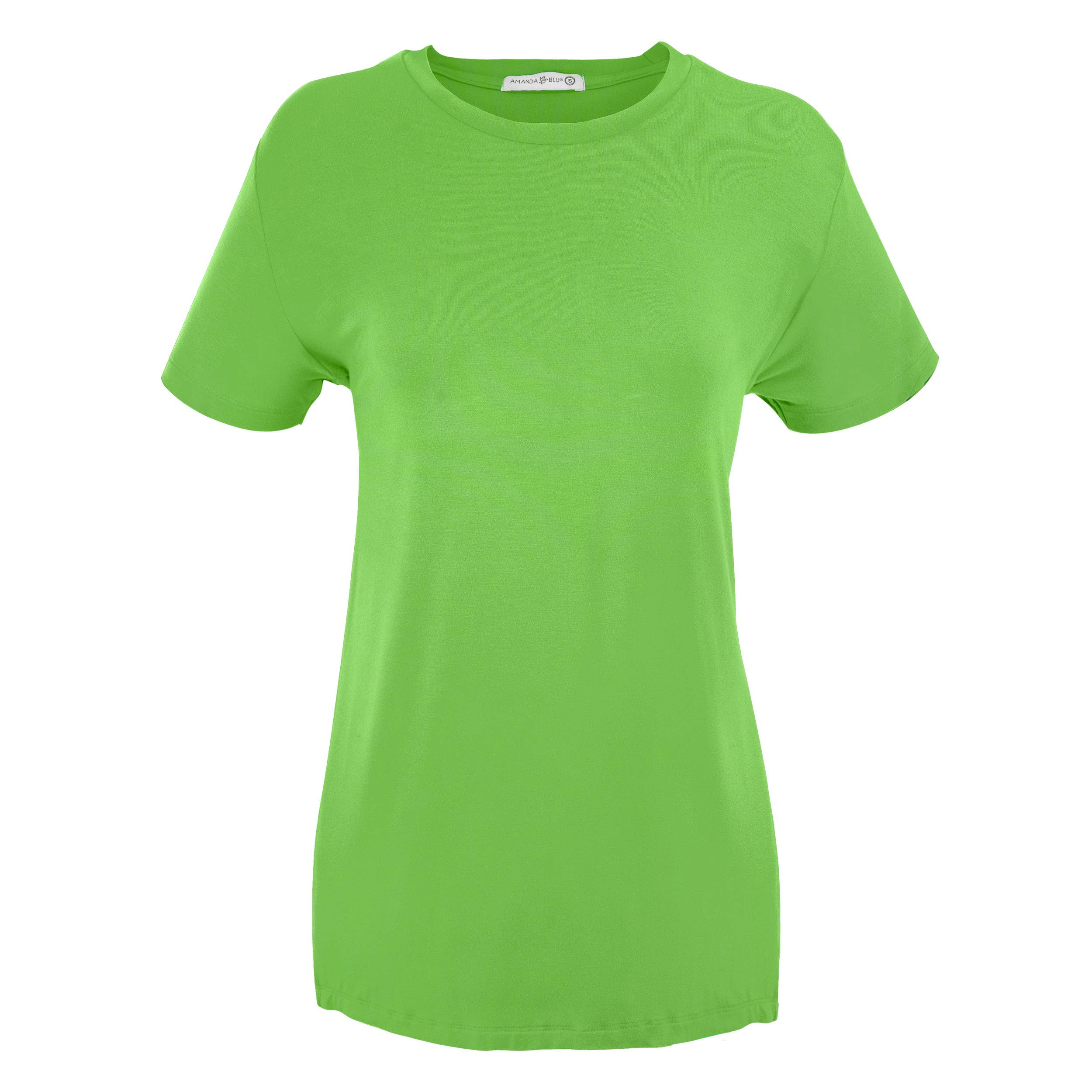 Amanda Blu T-Shirt True Blu / Small Luxe Crew Neck Lounge Tee