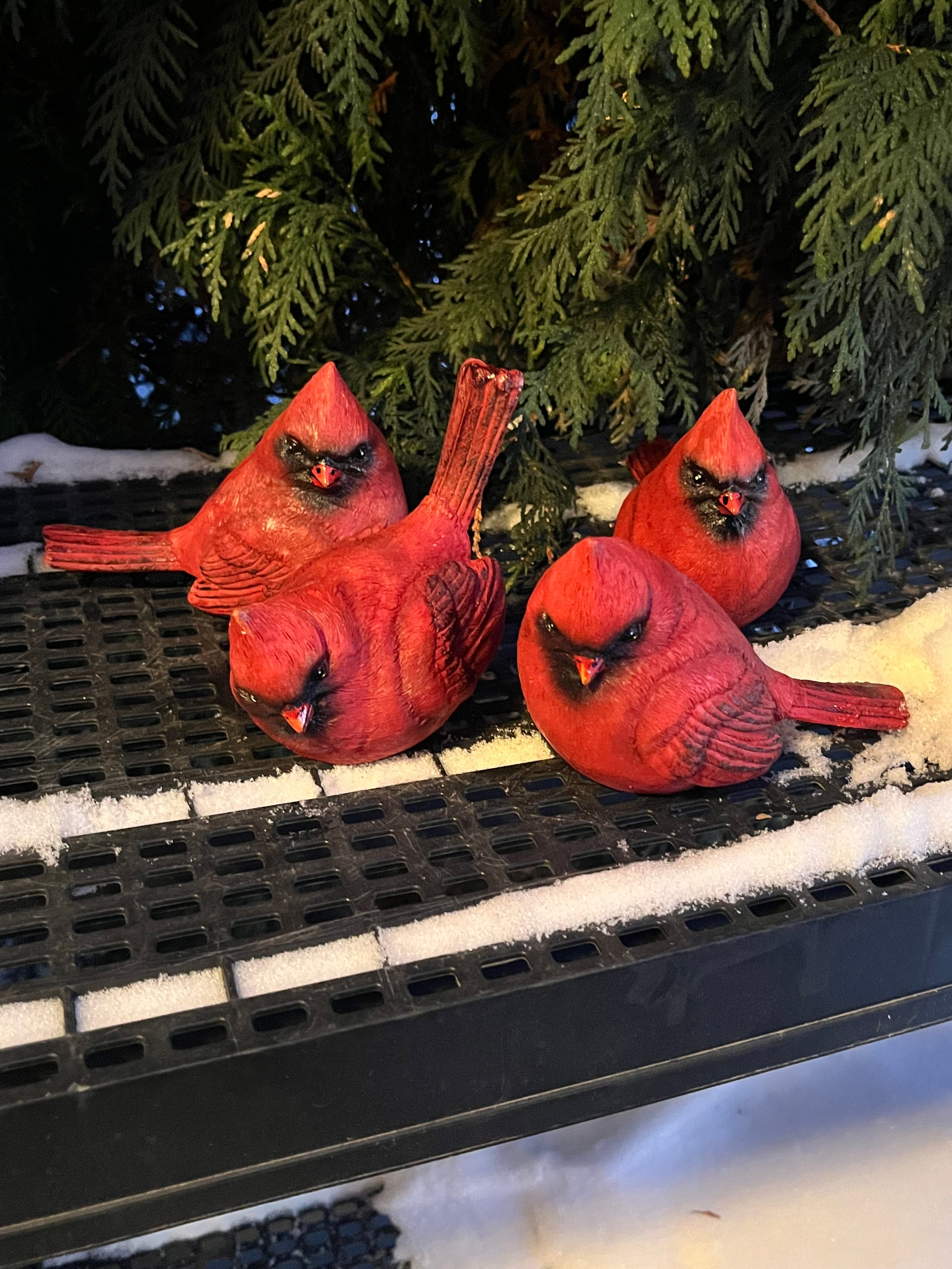 APM #4 (Andy) Male,Cardinal,red,resin Male Cardinal