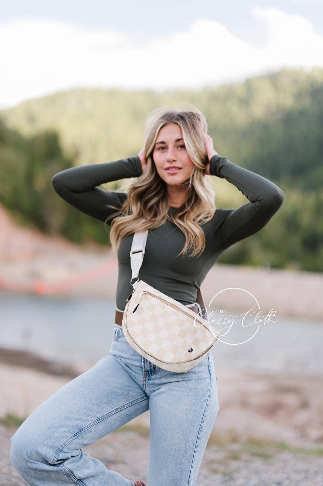 The Classy Cloth WS Crossbody Bag Margot Moon Belt Bag