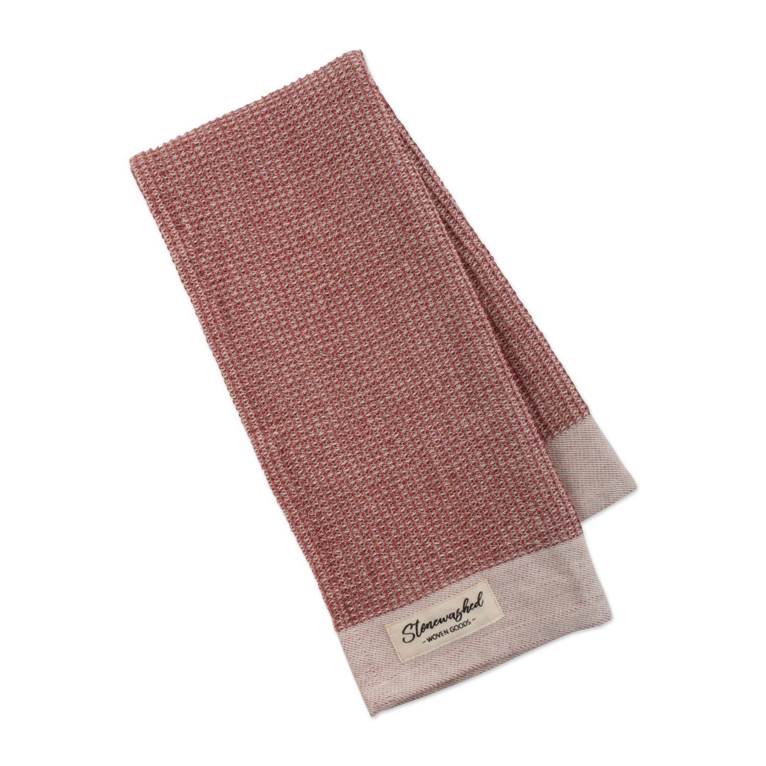 Marsala Washed Waffle Dishtowel