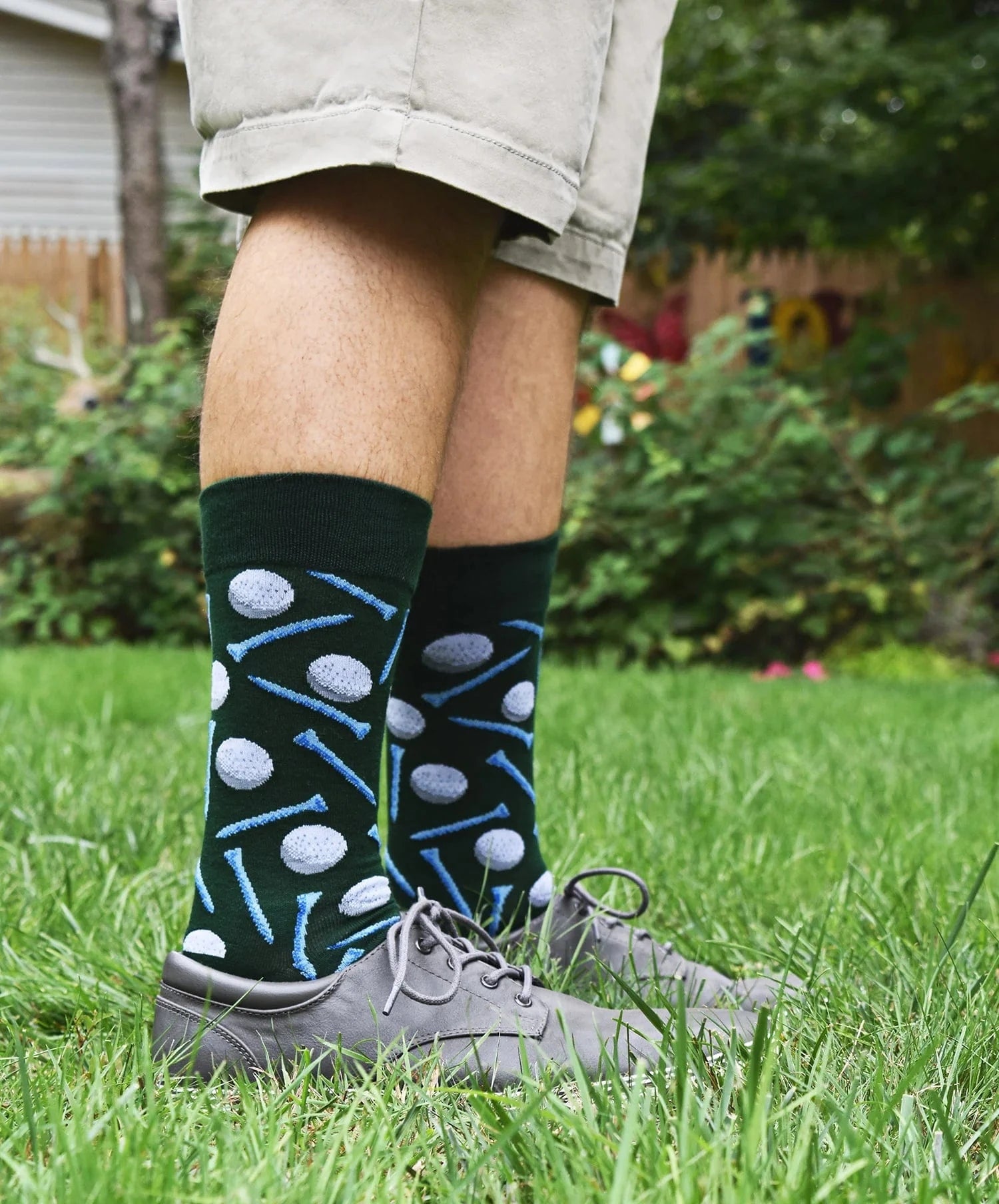 Men's Golf Ball & Tee Bamboo Socks