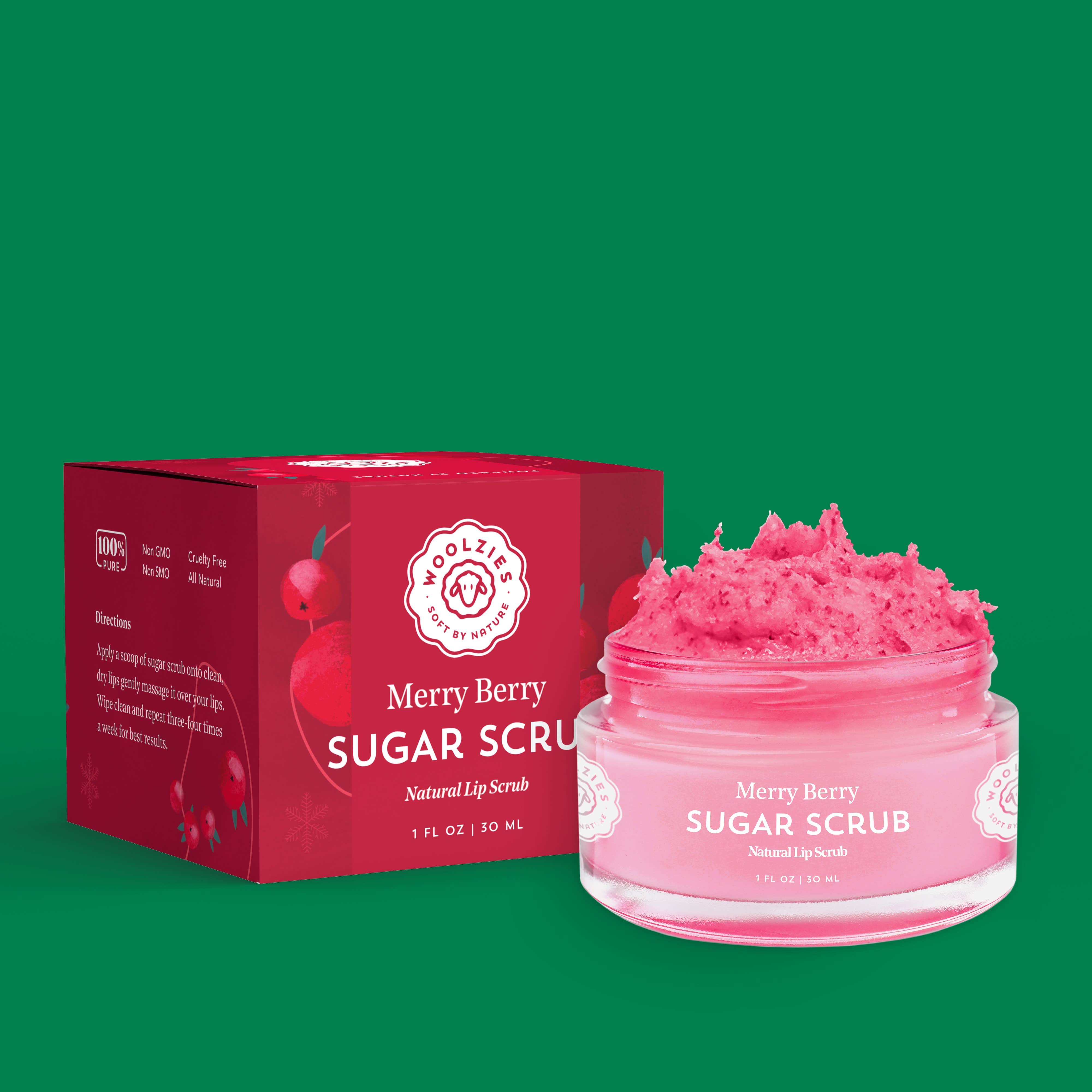 Woolzies Merry Berry Sugar Scrub 1oz.