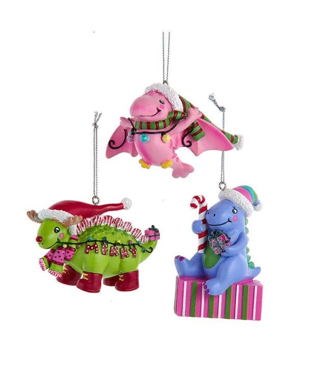 Merry Dino Ornaments