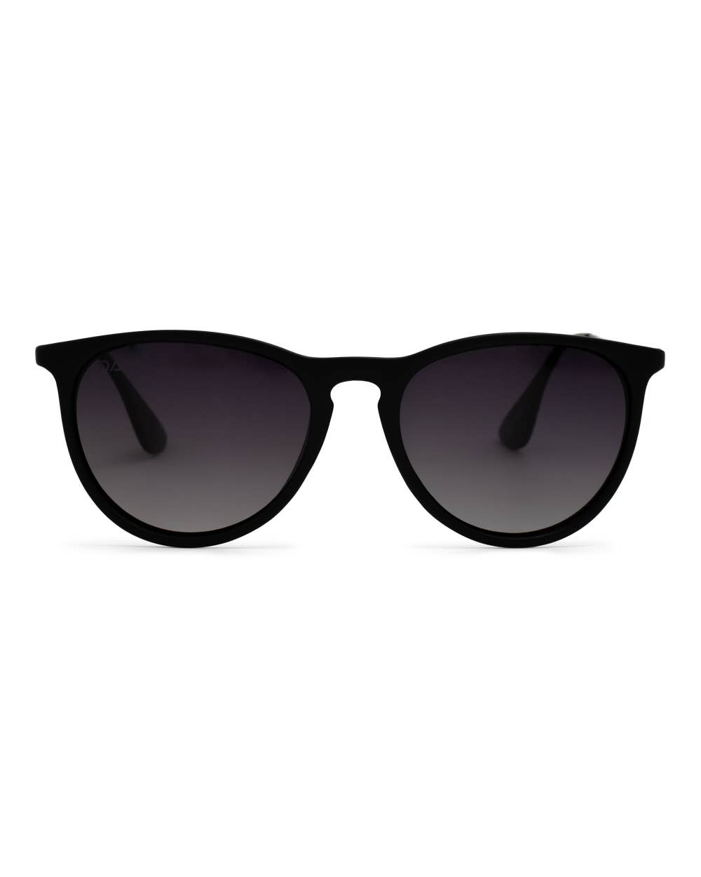 DAX Eyewear Midnight - Women's Polarized Medium Horn Sunglasses: Black Ombré