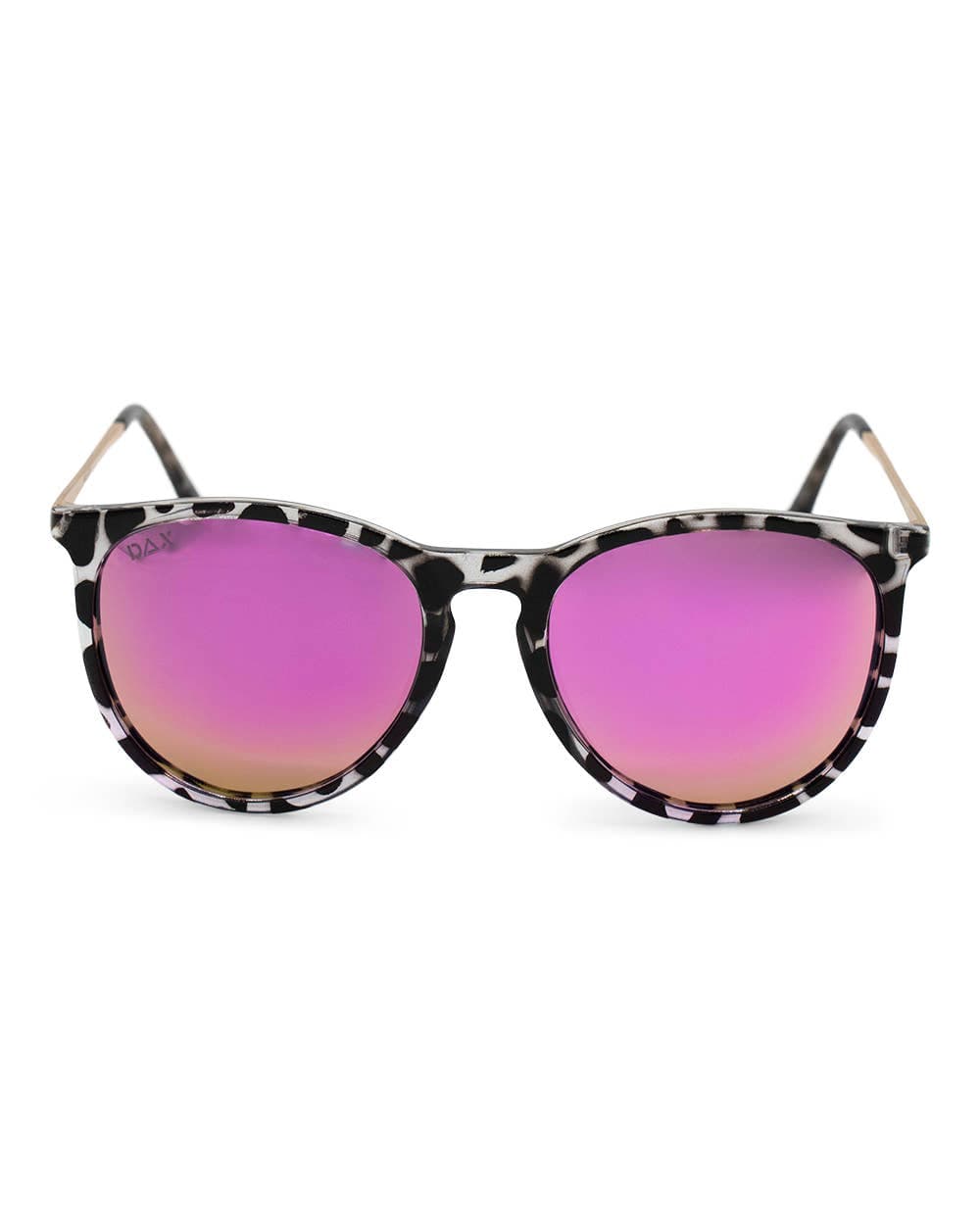 DAX Eyewear Midnight - Women's Polarized Medium Horn Sunglasses: Hot Pink