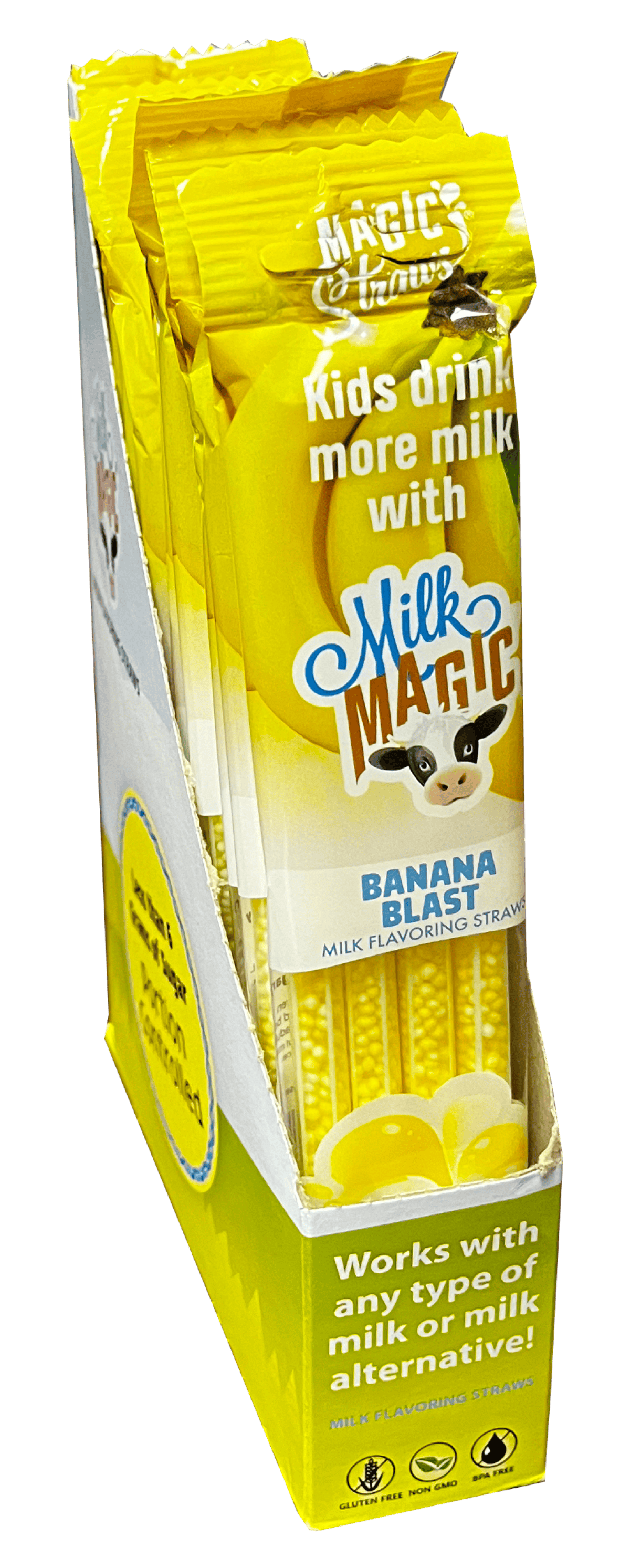 Milk Magic Banana Blast Milk Flavoring Straws