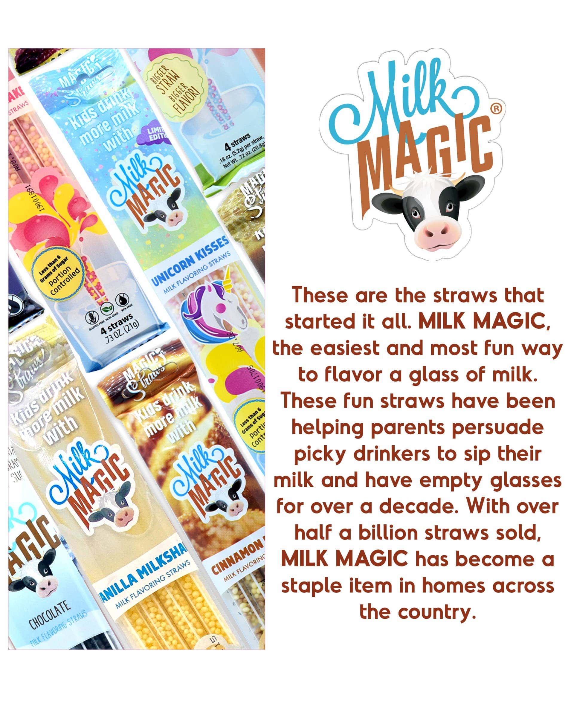 Milk Magic Banana Blast Milk Flavoring Straws