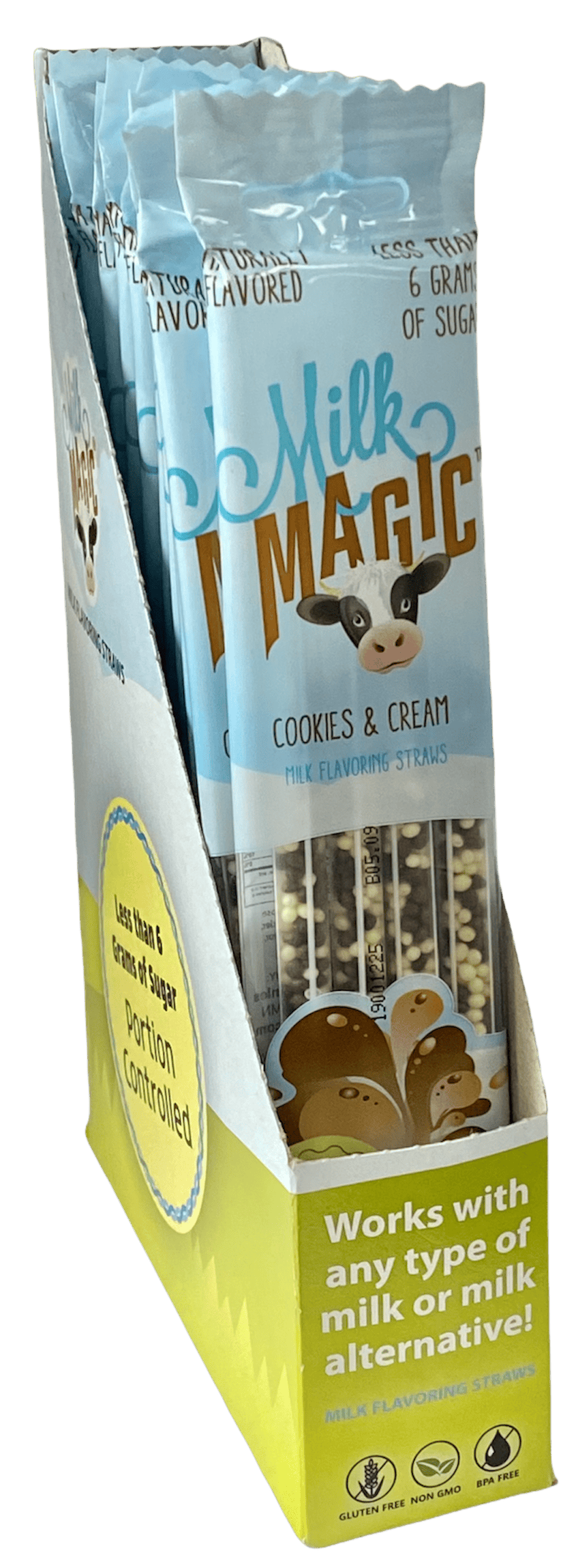 Magic Straws Milk Magic Cookies and Cream Milk Flavoring Straws