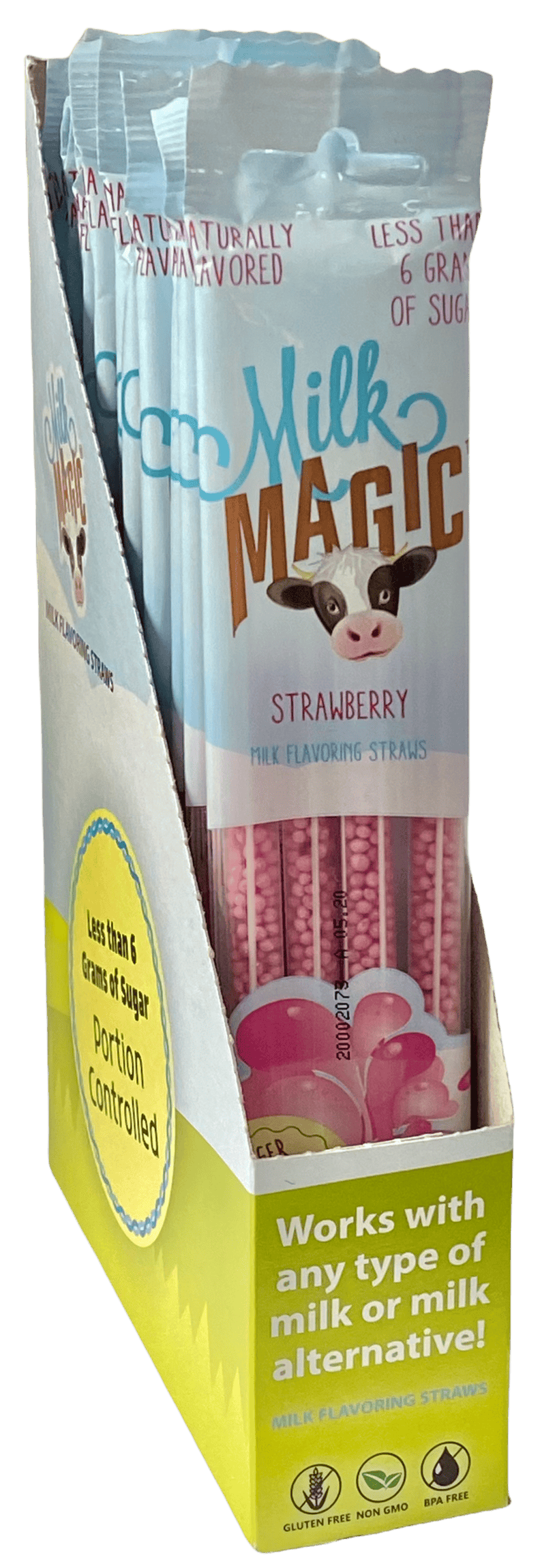 Magic Straws Milk Magic Strawberry Milk Flavoring Straws