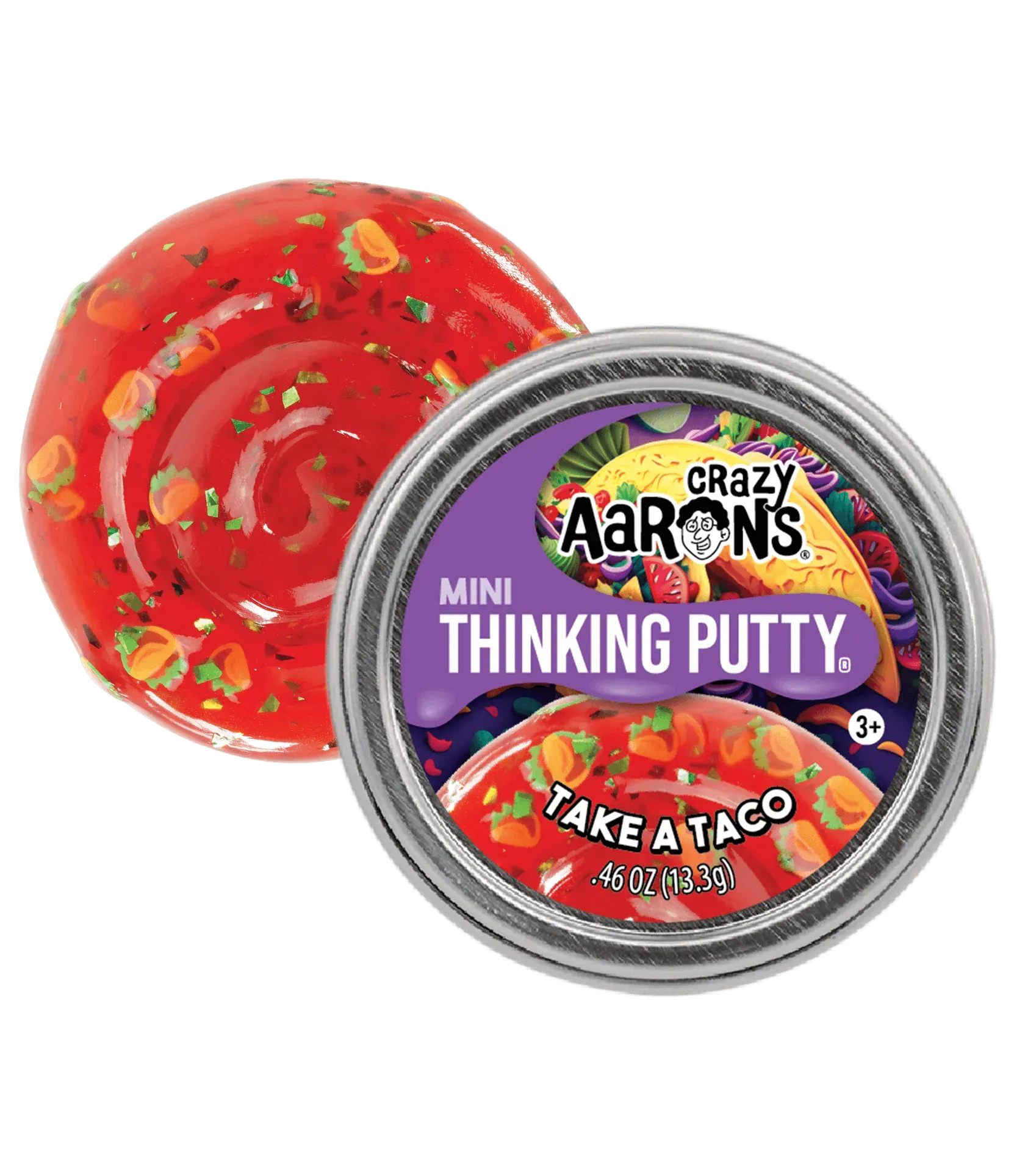 Crazy Aarons Putty Mini Take A Taco - Aarons Thinking Putty