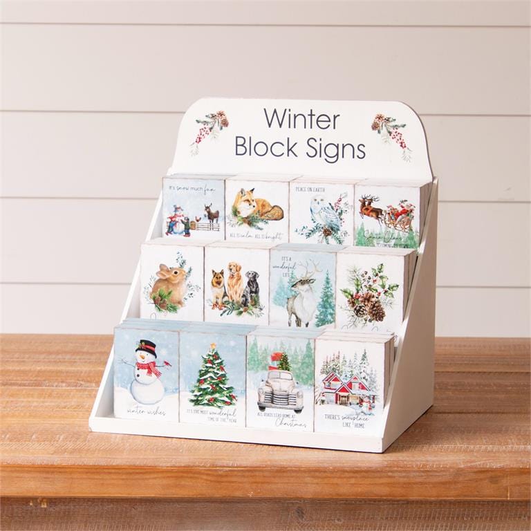 Mini Winter Block Signs