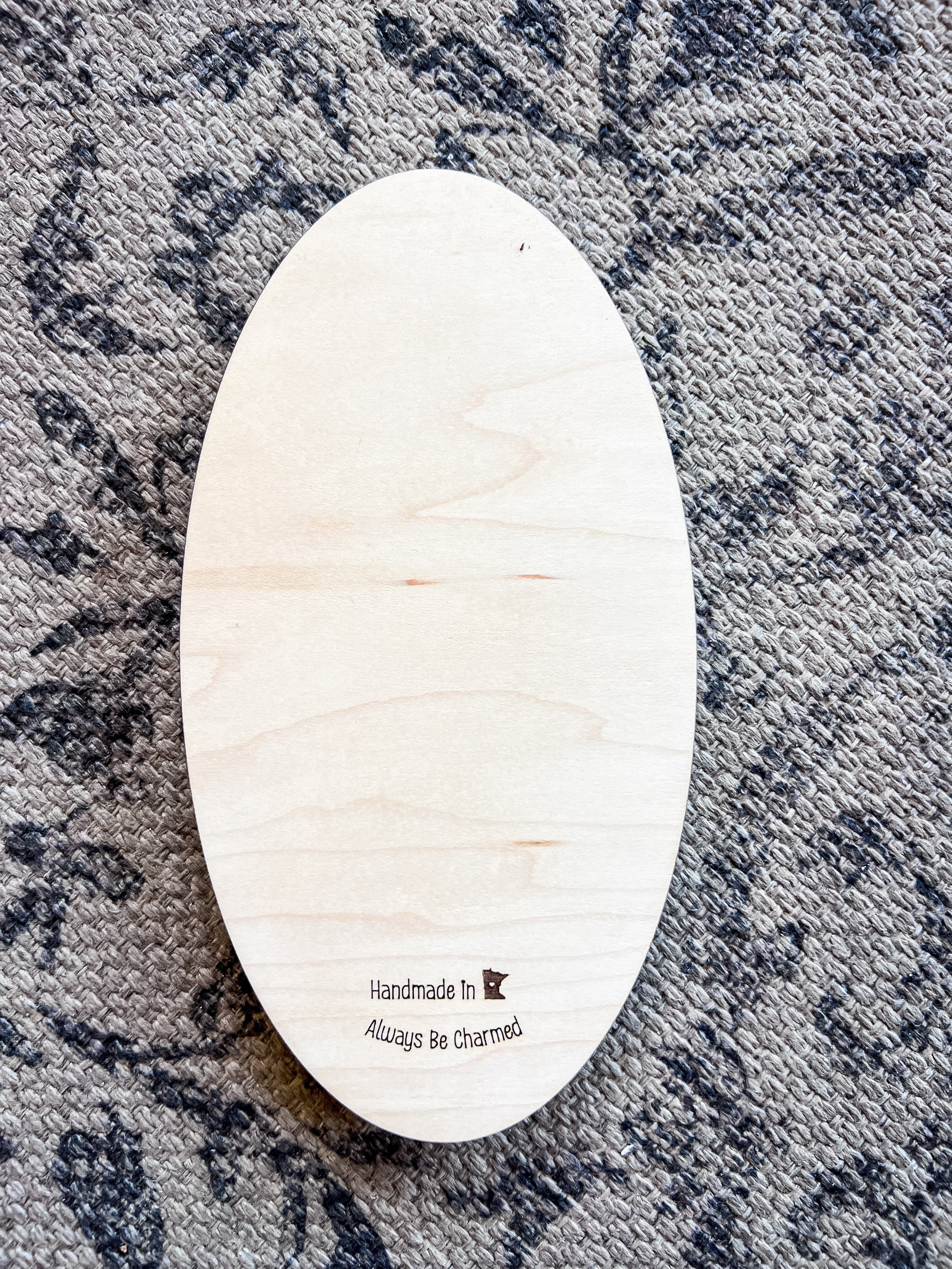 Humble Roots Boutique Game Minnesota Bass Handmade Wood Cribbage Board