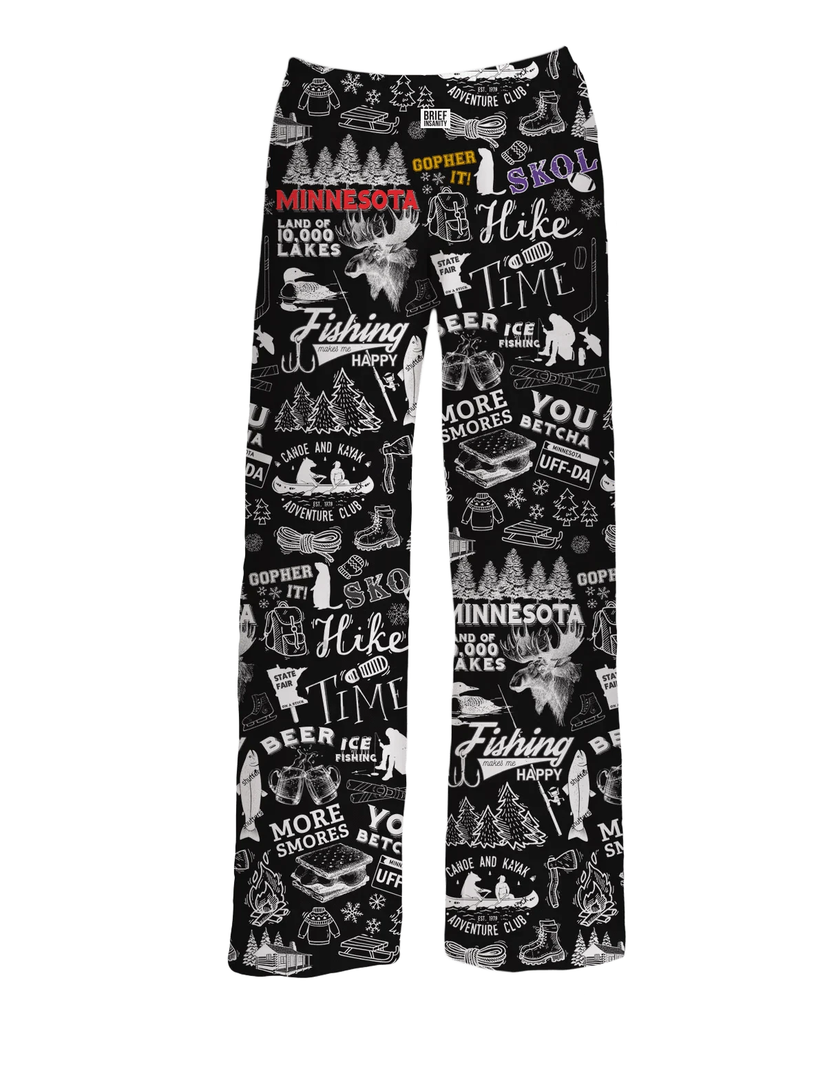 Minnesota Chalkboard Lounge Pants