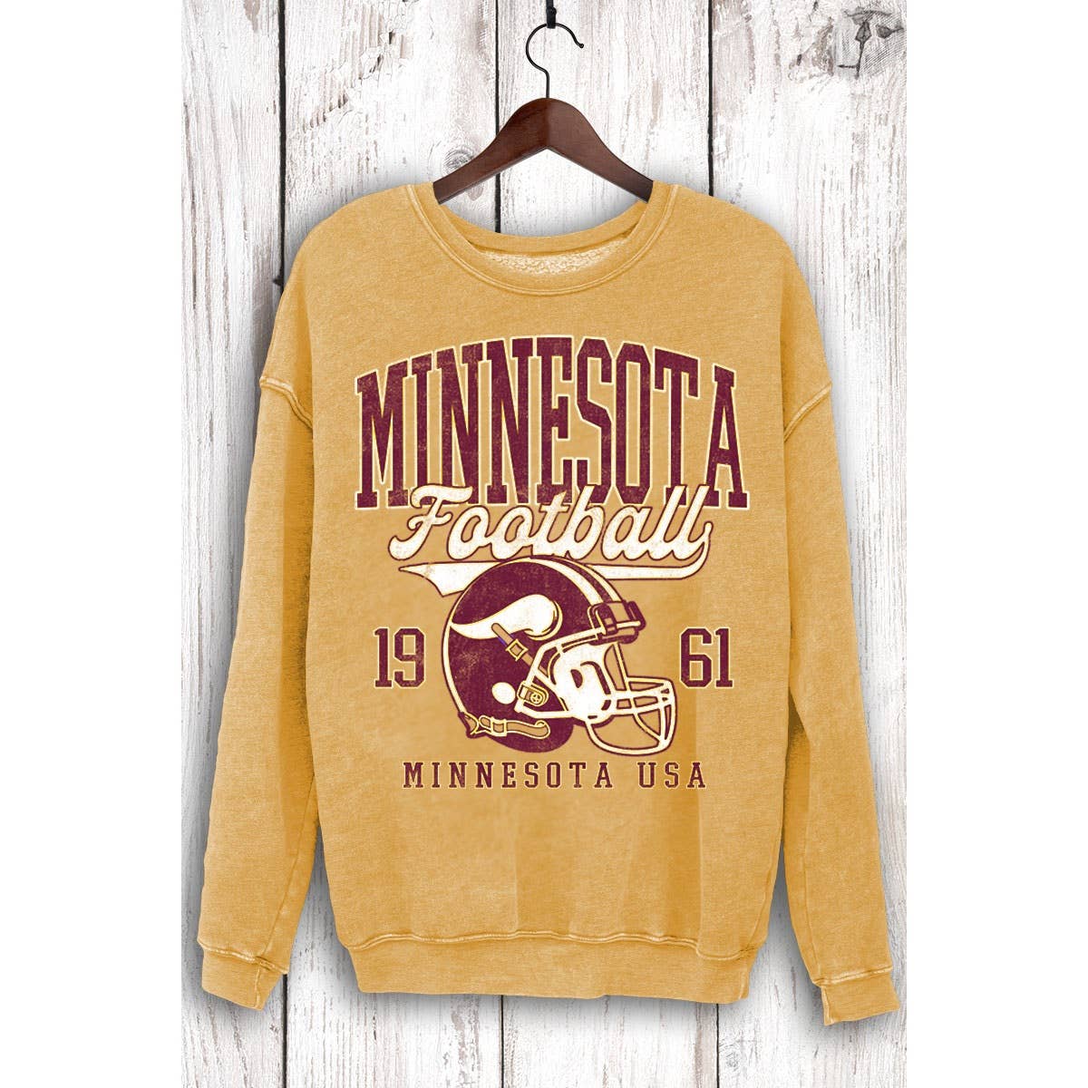 HRTandLUV Minnesota Football Mineral Sweatshirt