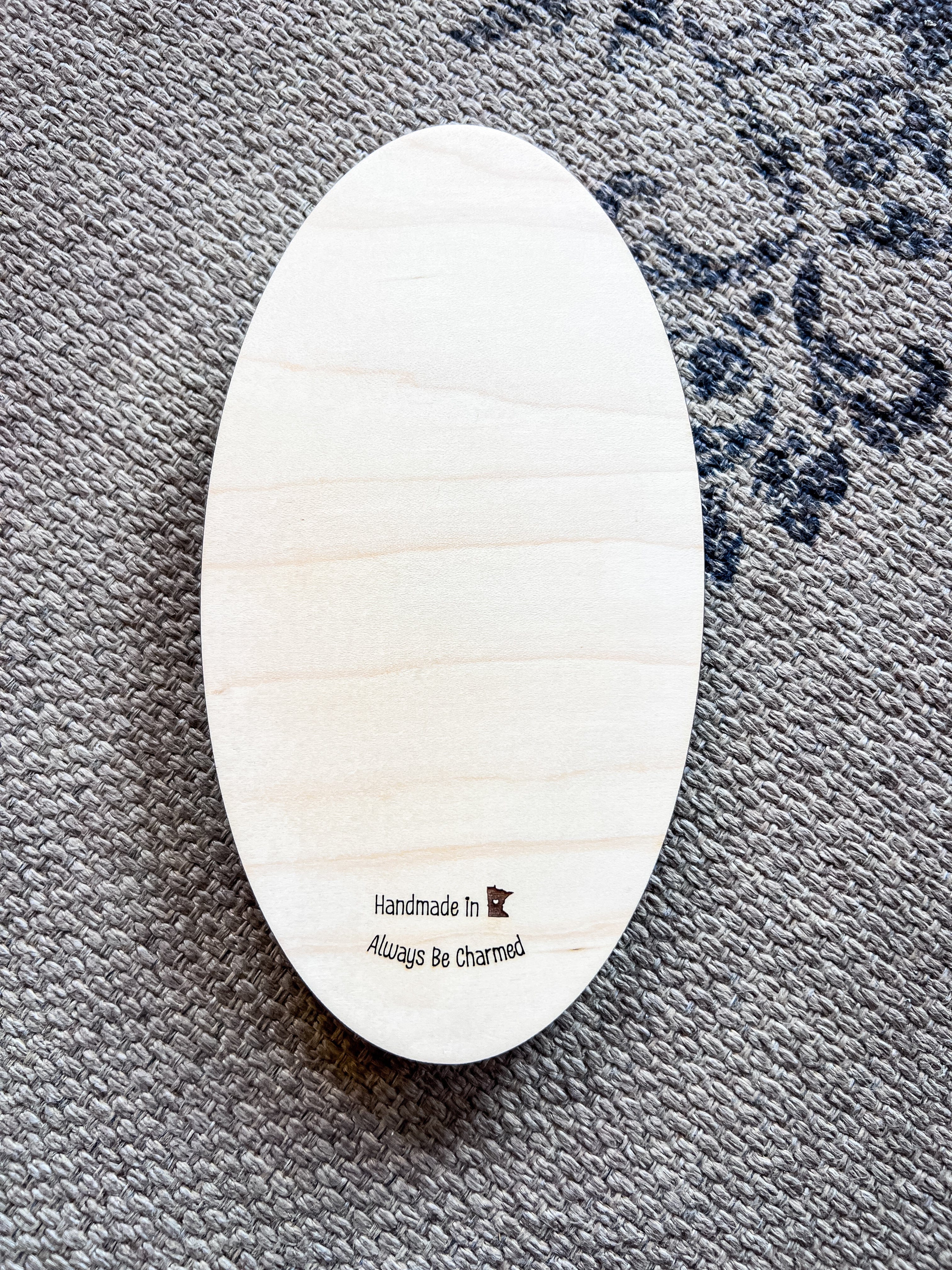 Humble Roots Boutique Game Minnesota Handmade Wood Cribbage Board