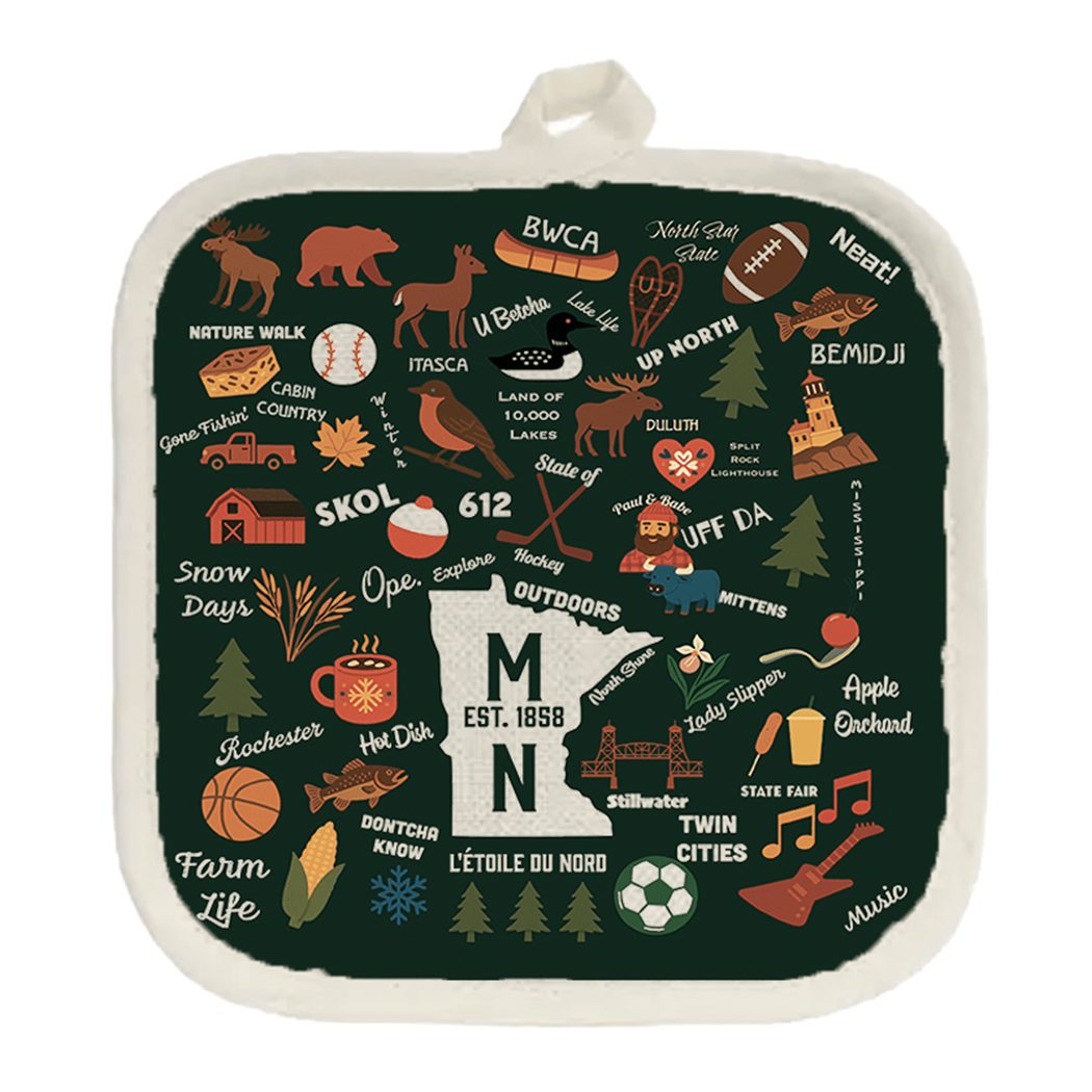 Token Atelier Pot Holder Minnesota Icons Wallpaper Pot Holder 