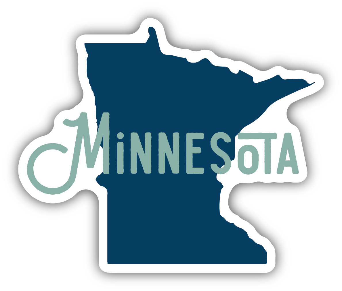 Minnesota Outline Sticker