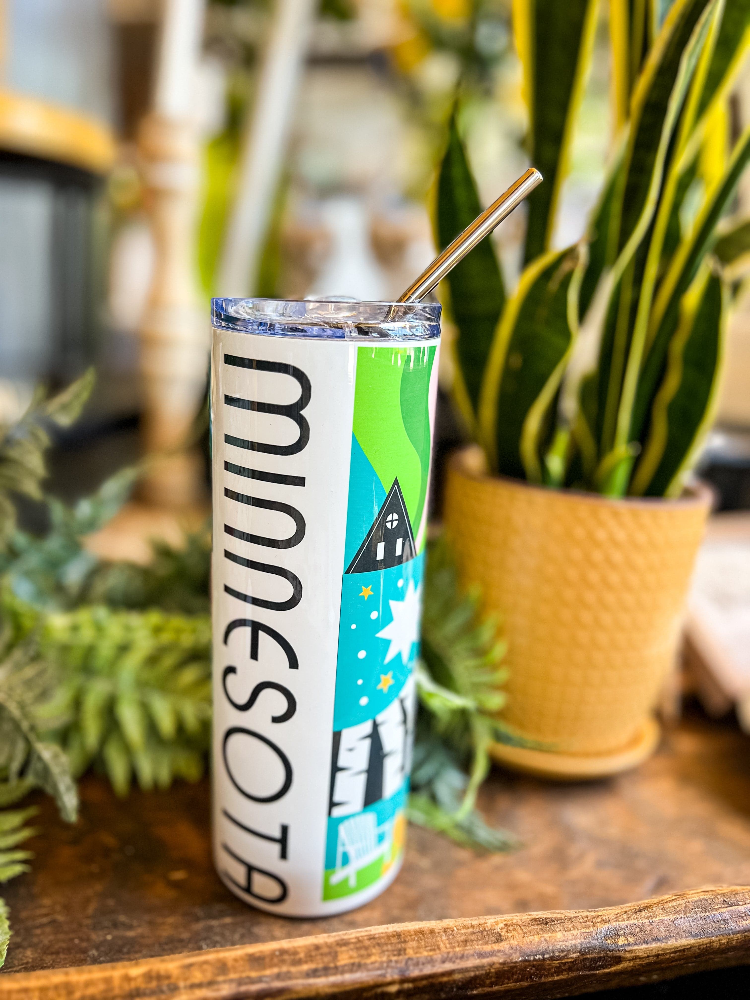 Minnesota Squares Tumbler