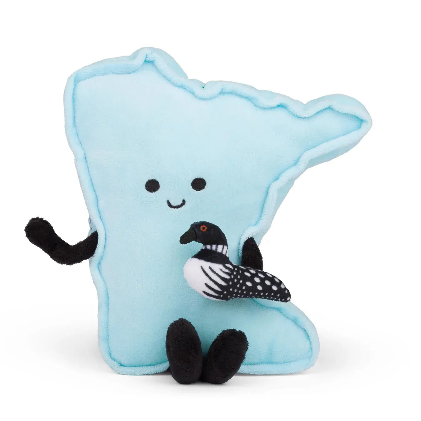 Minnesota Stuffed State Plush With Loon