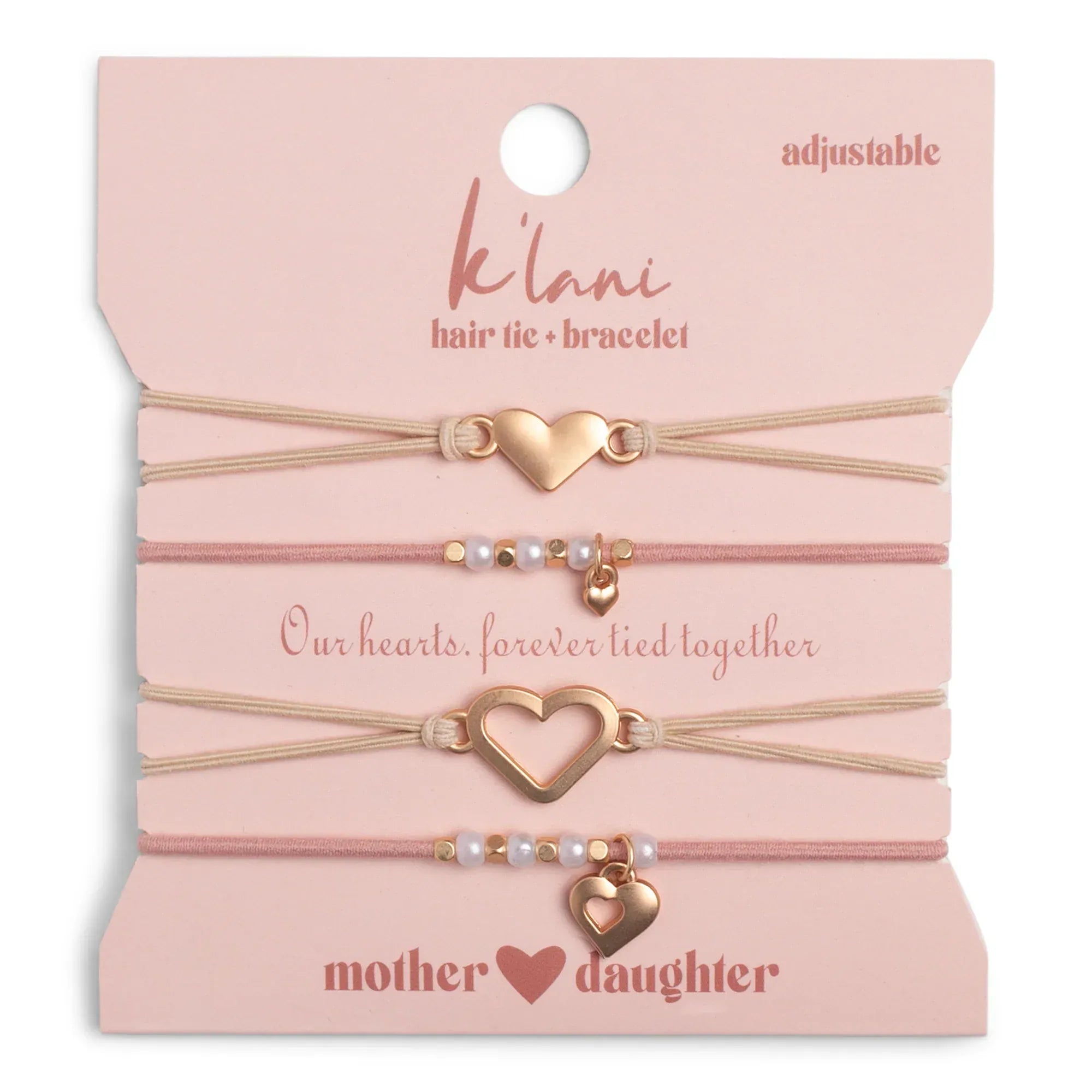 Humble Roots Boutique Bracelet Mother + Daughter K'Lani Hair Tie + Bracelet