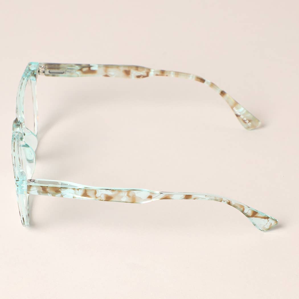 Multicolored Frame Blue-Light Reading Glasses