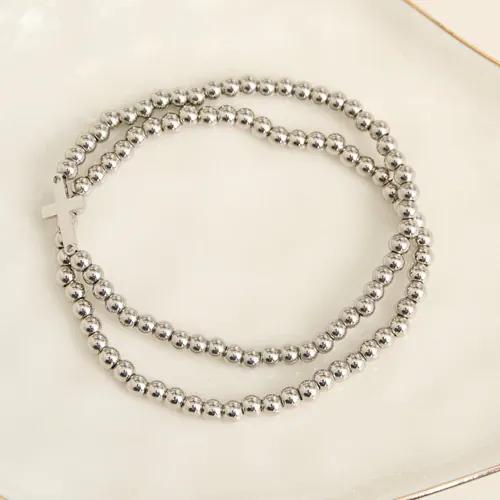 MJJ #8 (Melissa) Bracelet Narelle Waterproof Cross Stretch Bracelet Set