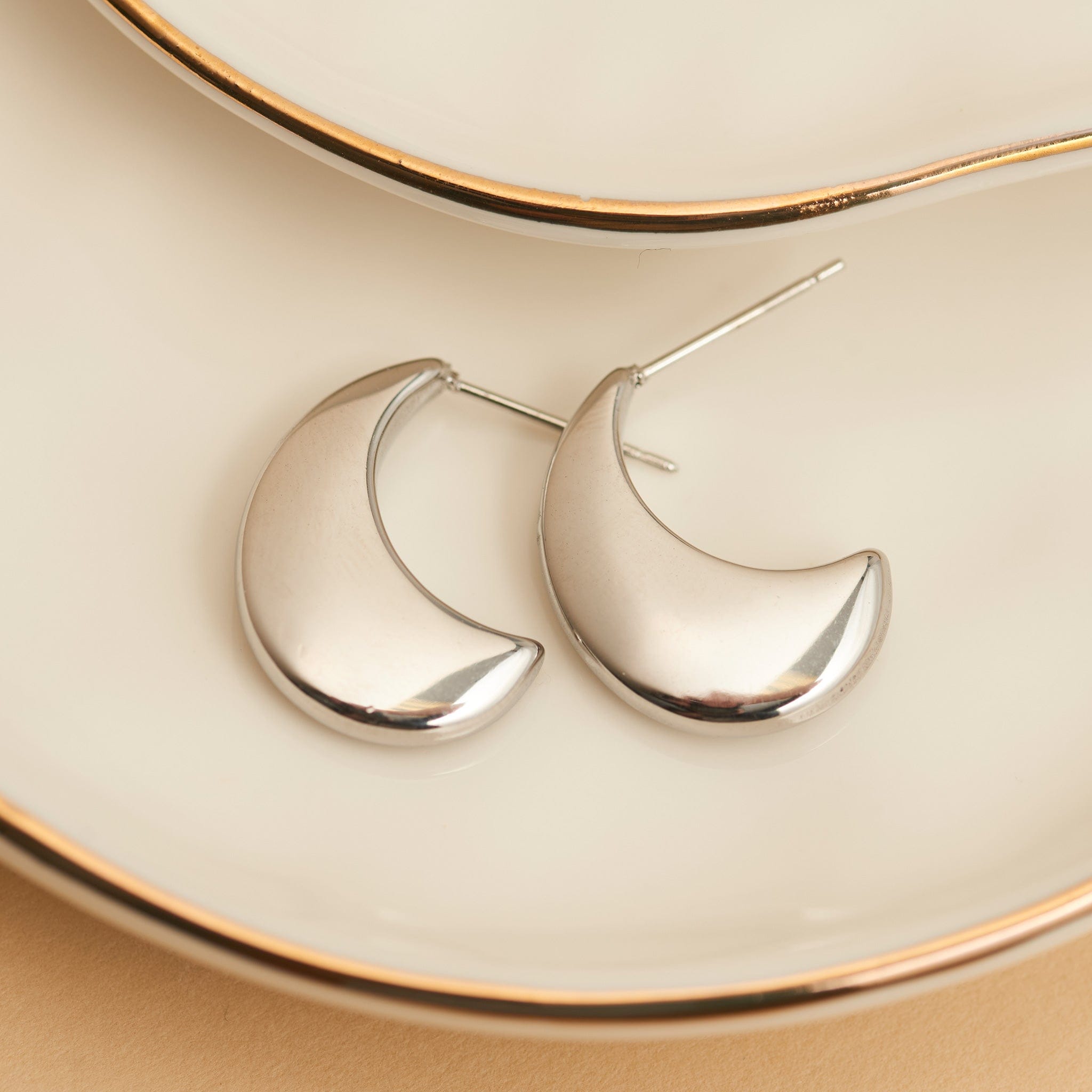 MJJ #8 (Melissa) Earrings Narelle Waterproof Pointed Waterdrop Earrings Silver