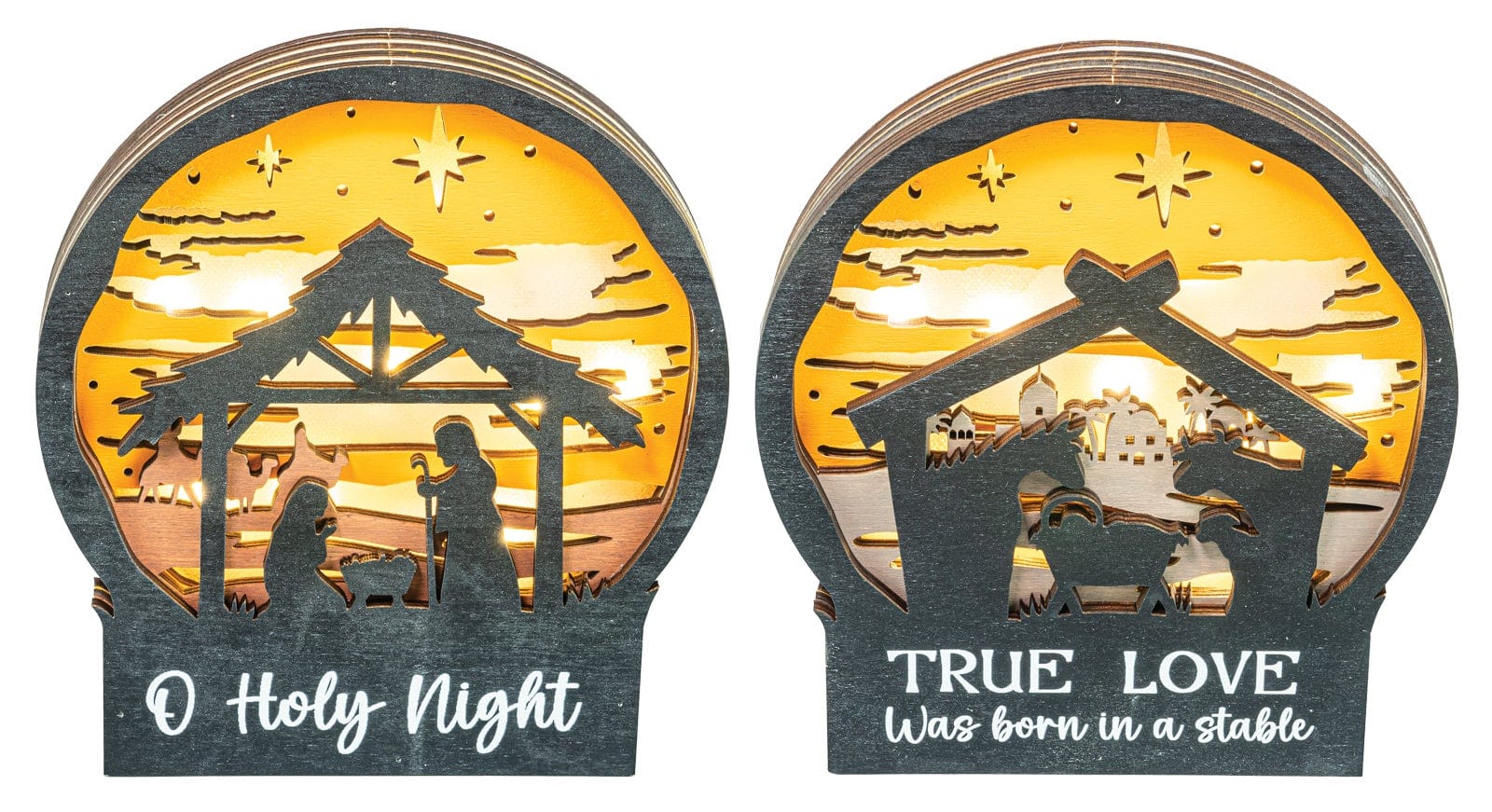 Nativity Scene LED Sign