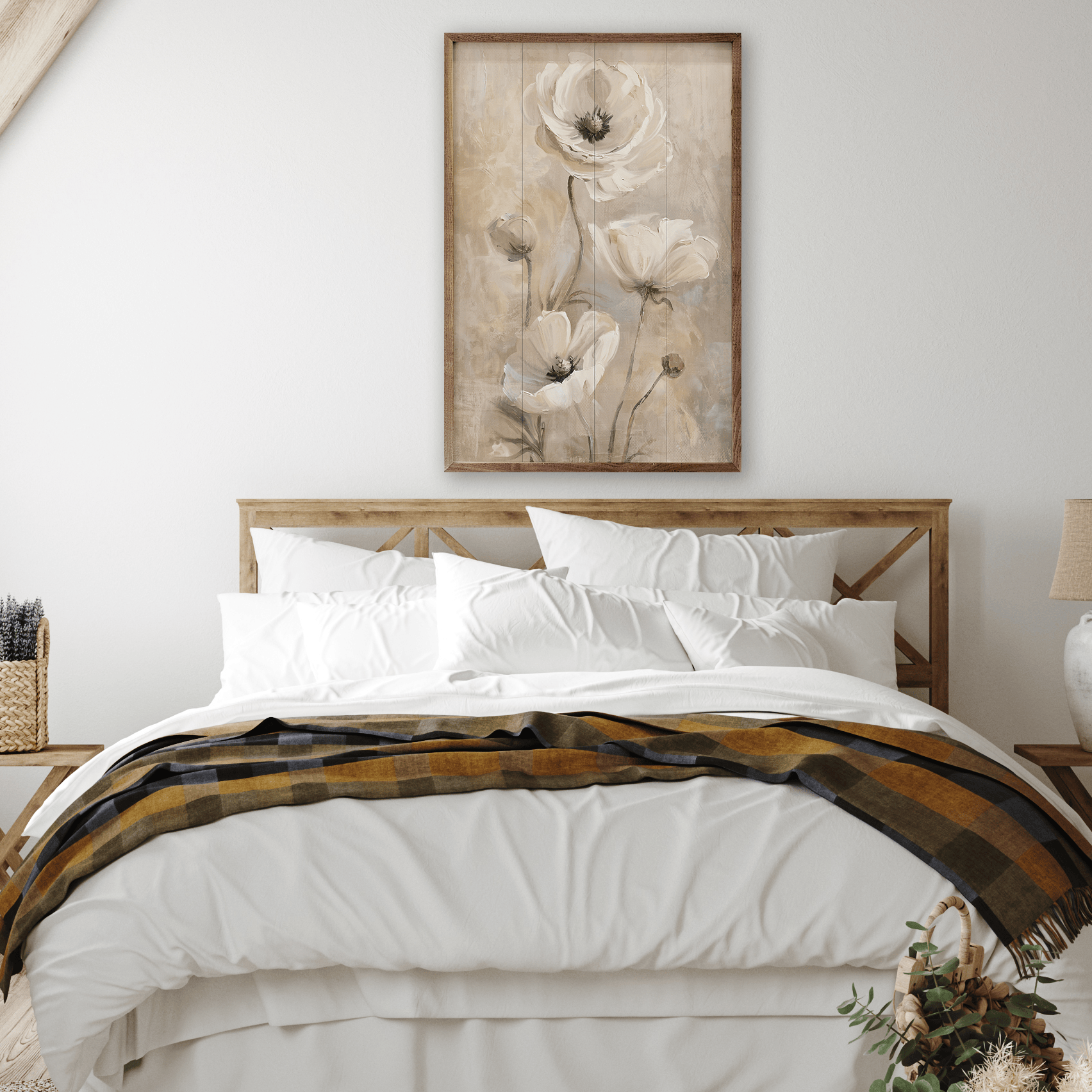 Kendrick Home Sign Neutral Flora 2 By Nina Blue