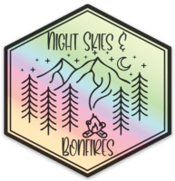 Night Skies Vinyl Sticker