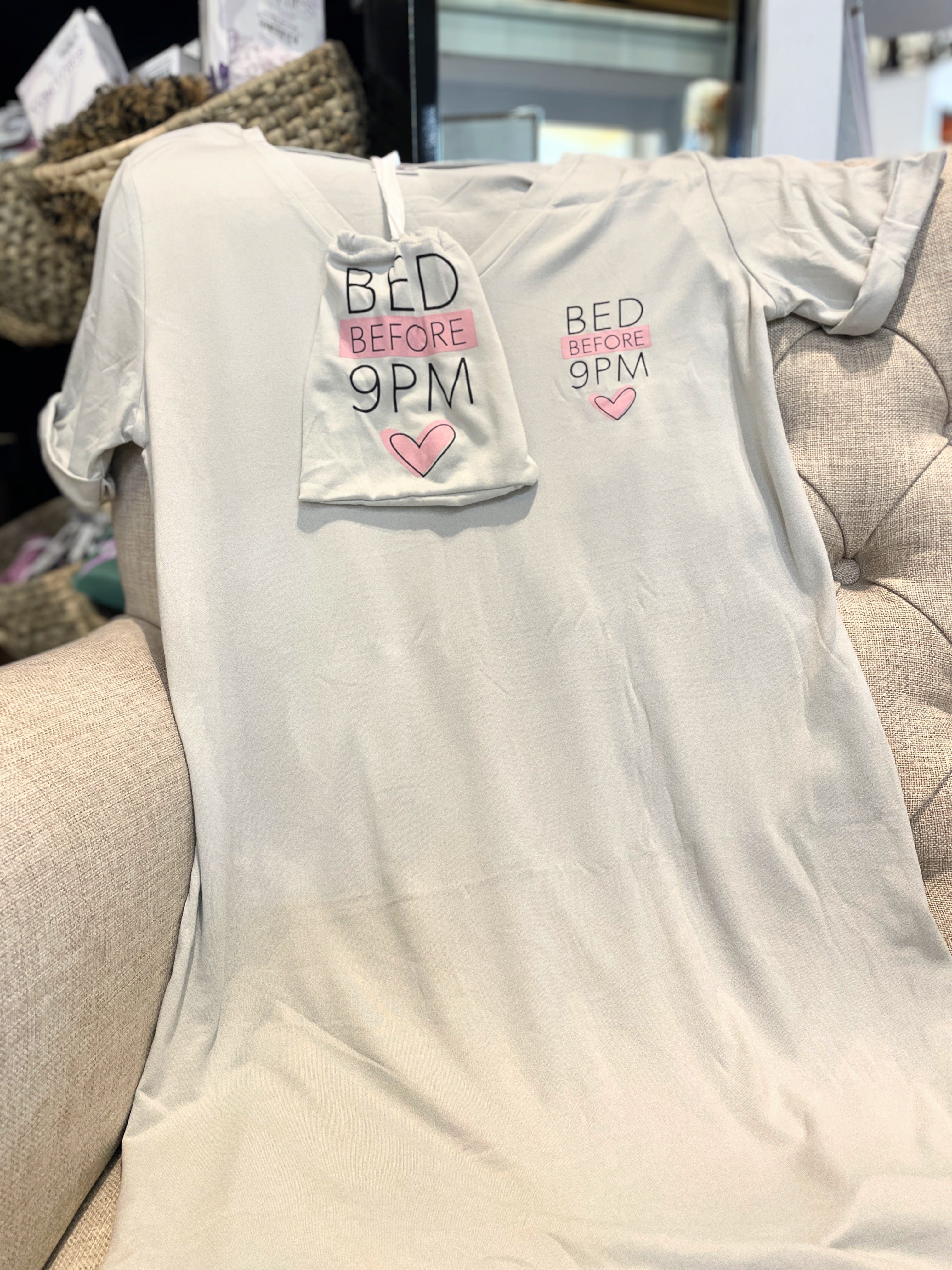 LKM #23 (Lori) Nightgown: Bed Before 9