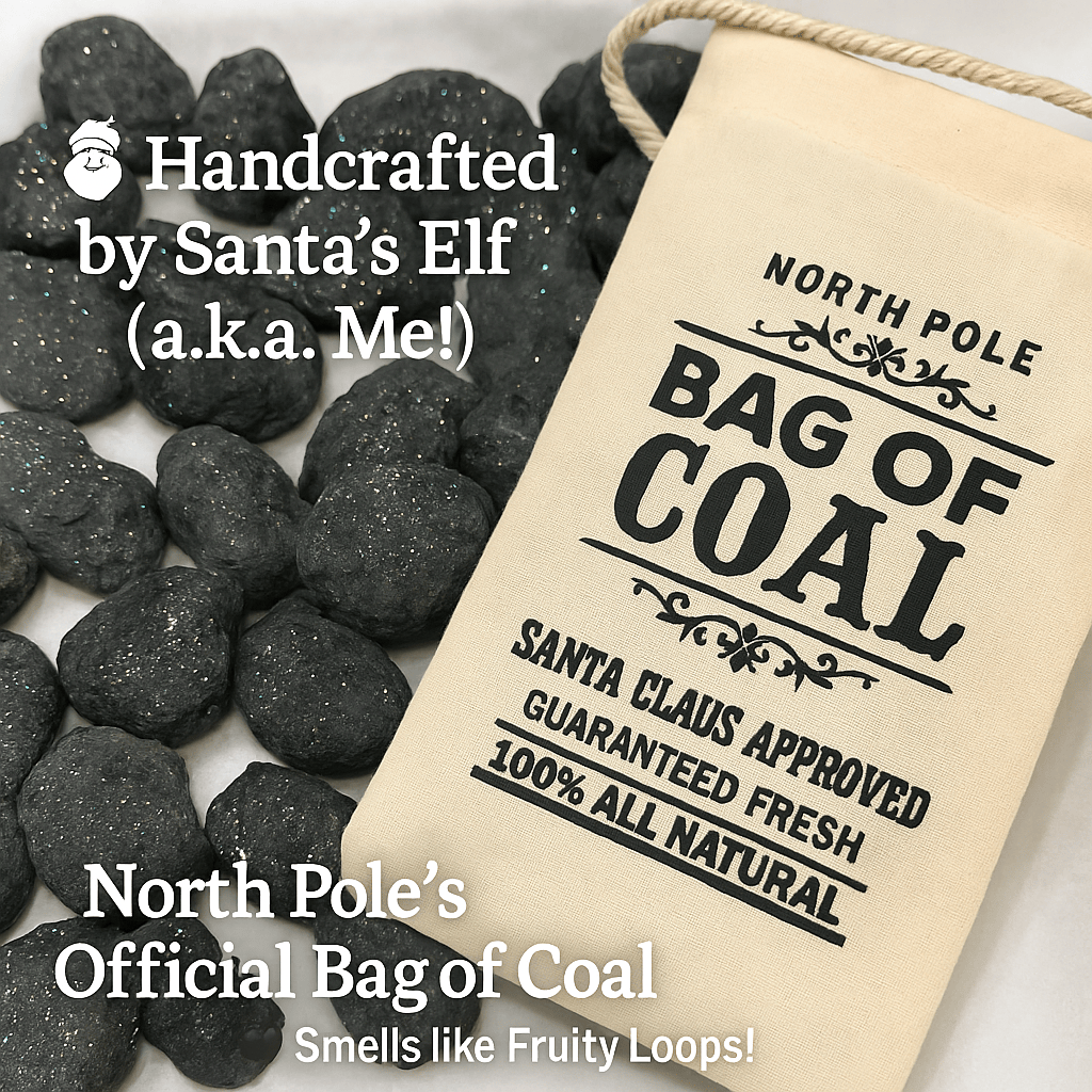 Carried Away Bath Soap North Pole Bag of Coal Soap