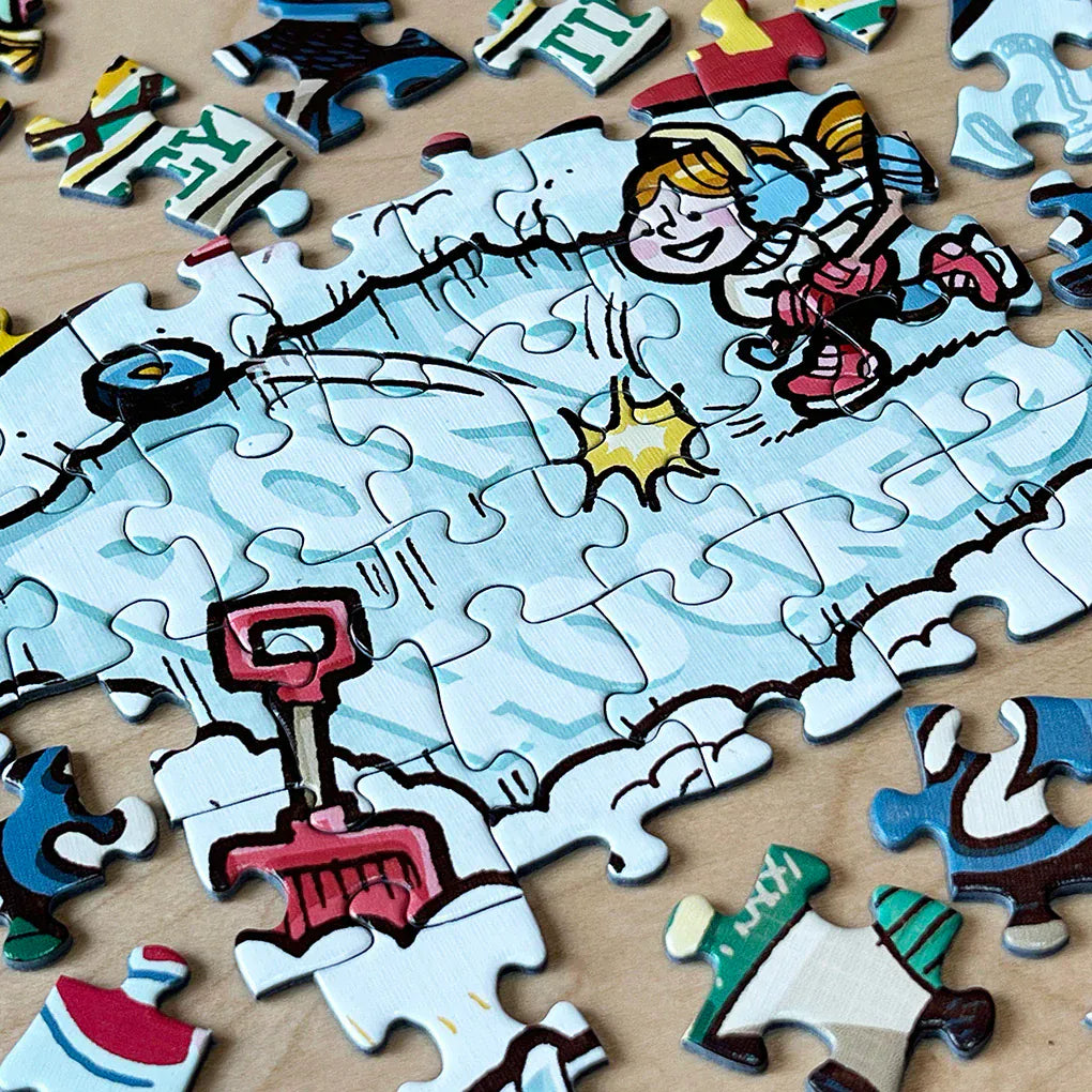 Old Time Hockey Puzzle