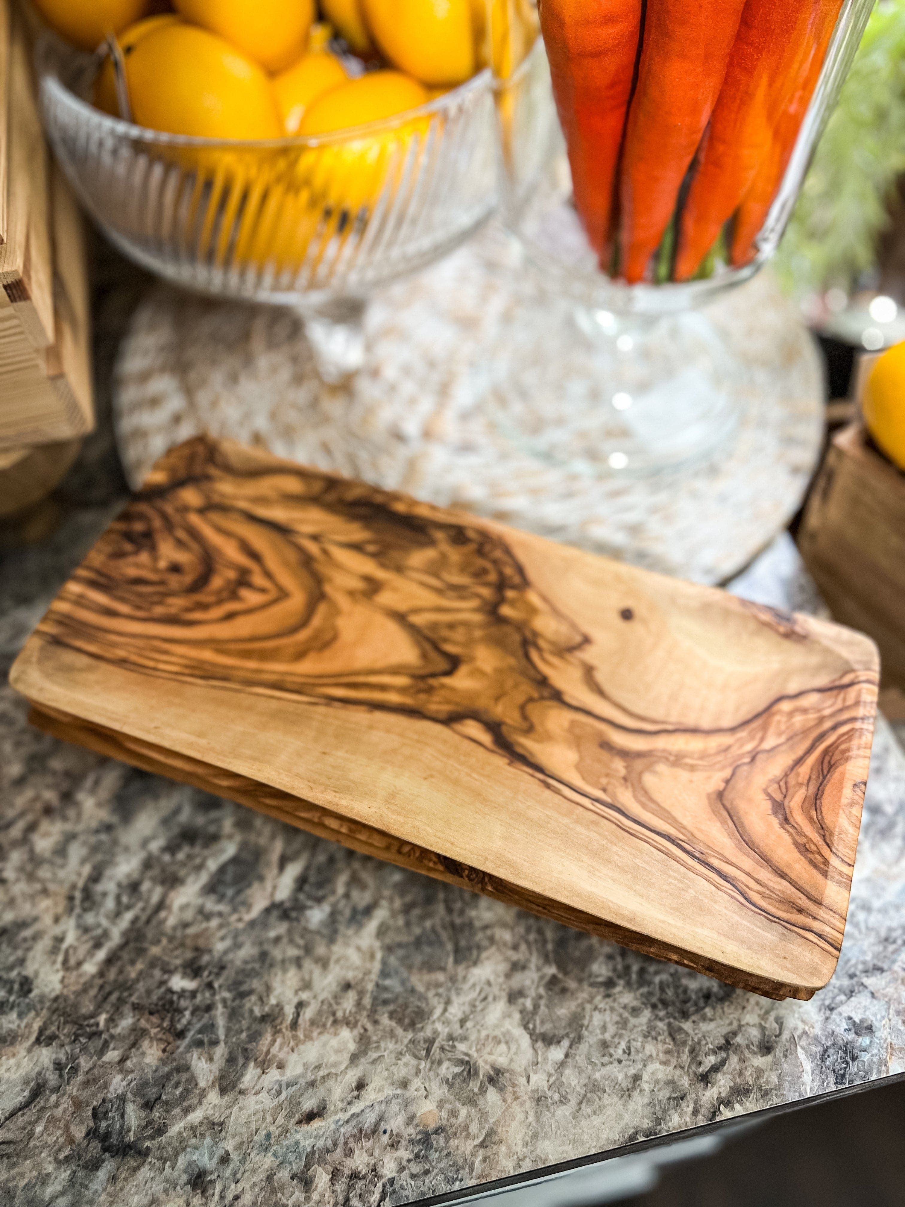 Olive Wood Rectangle Platter