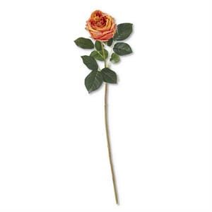 Orange Real Touch Austin Rose Stem