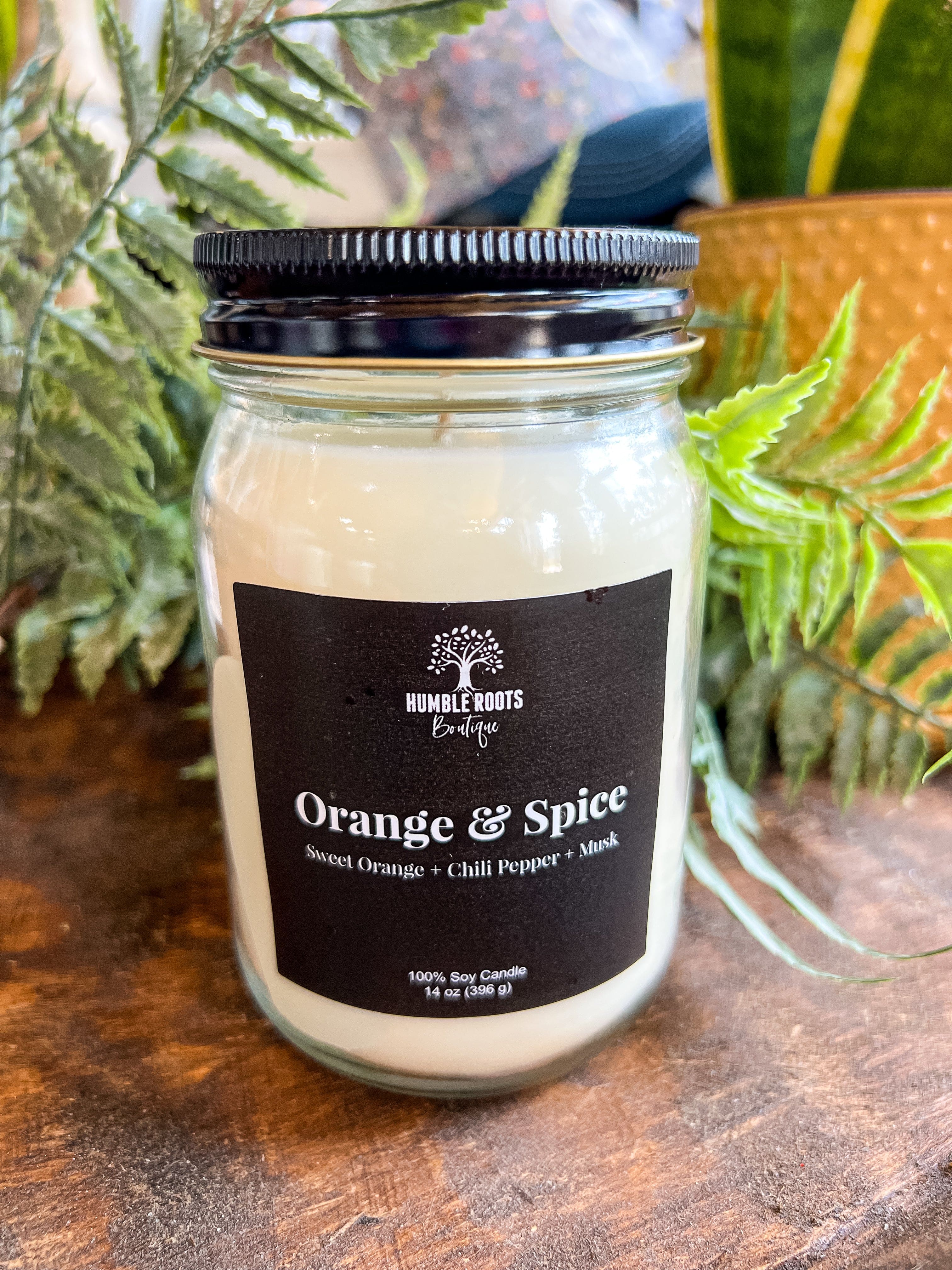Humble Roots Boutique Candle Orange & Spice Soy Candle