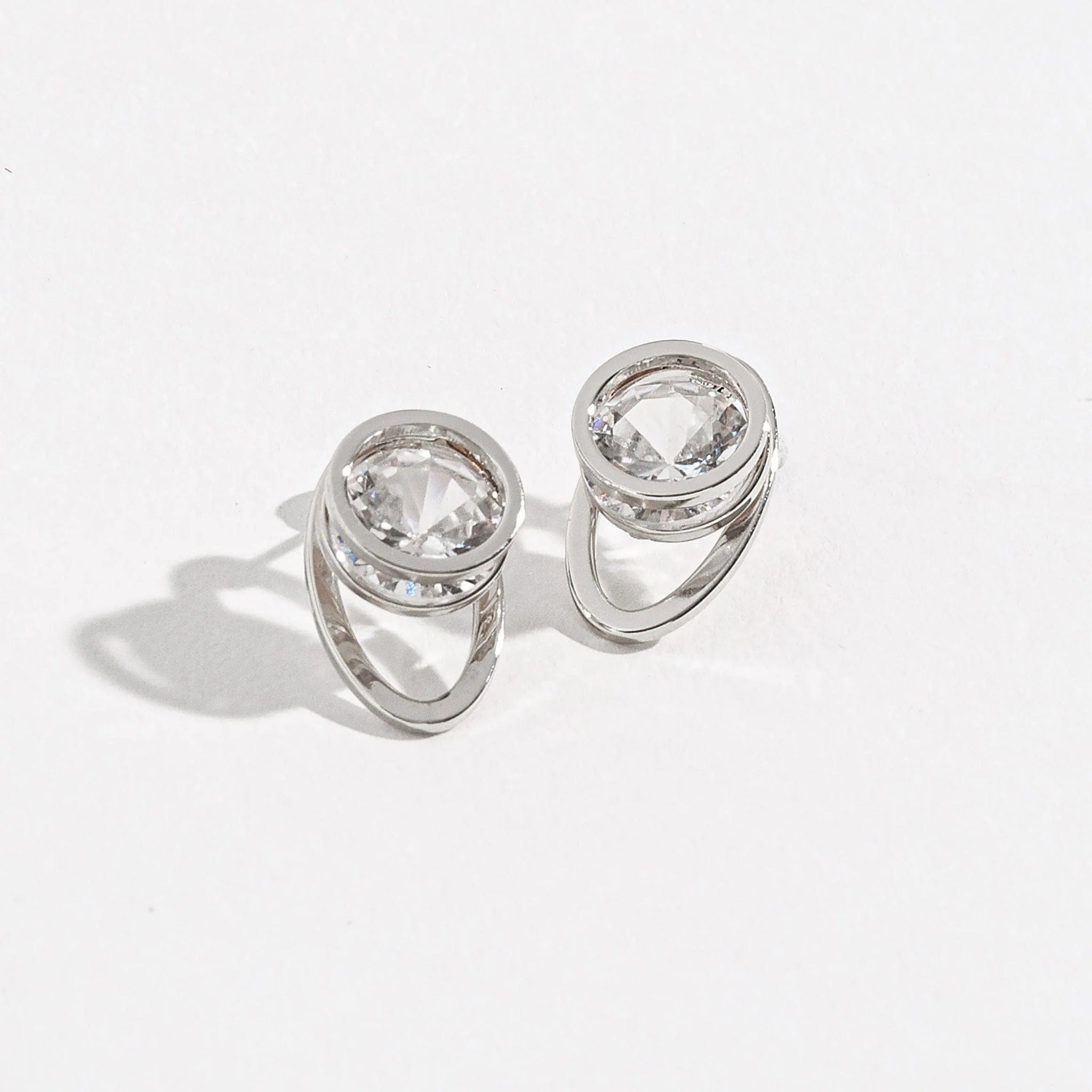 MJJ #8 (Melissa) Earrings Oval Jacket Dazzler Earrings