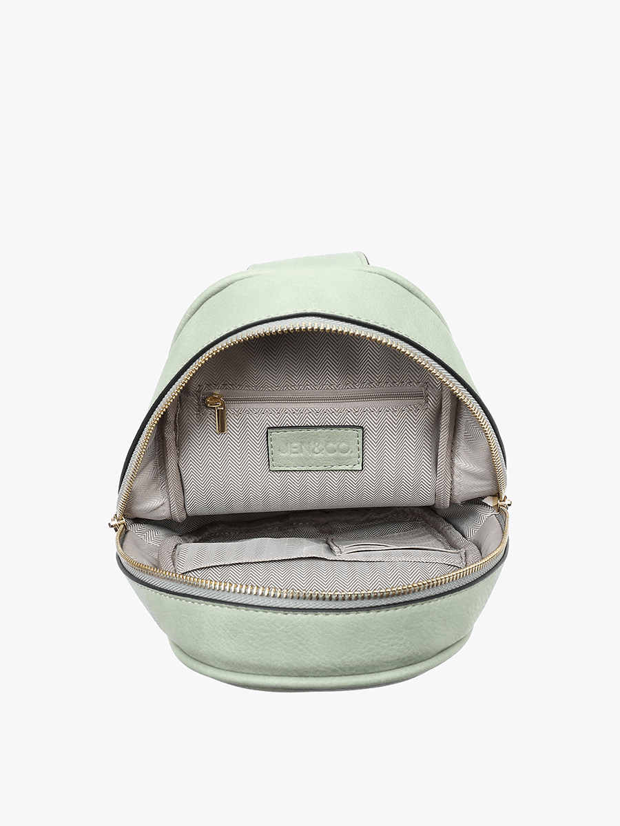 Pamela Sling Bag w/ Double Zip & Removable Strap