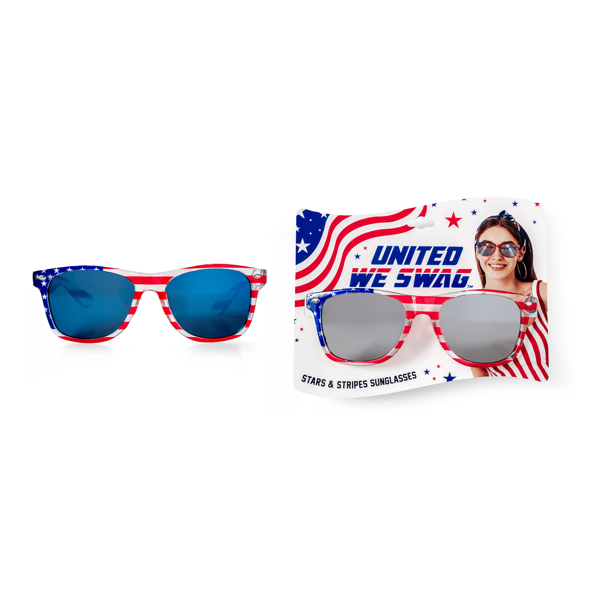 DM Merchandising Sunglasses Patriot Pride Mirrored Sunglasses