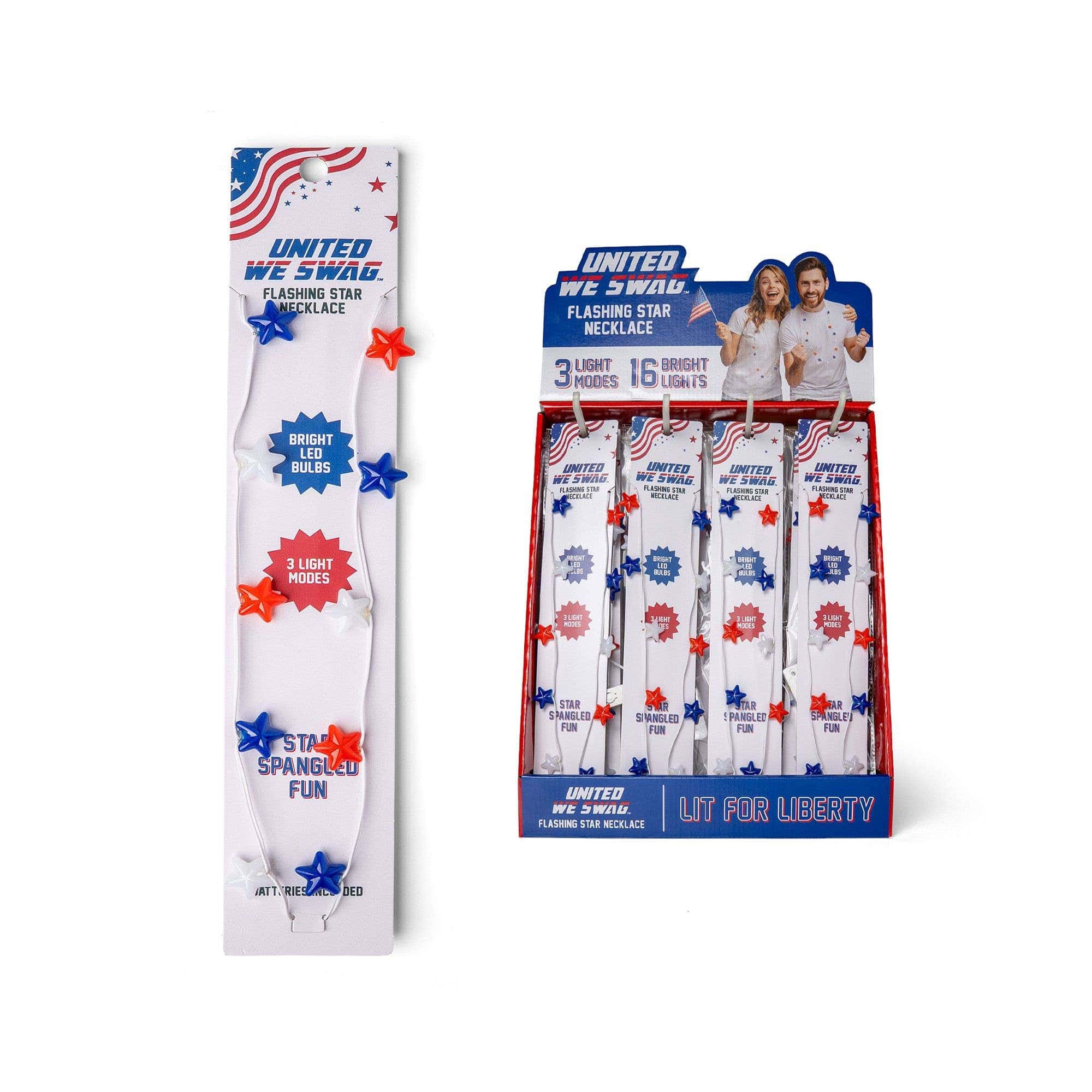 DM Merchandising Patriot Pride USA Light-Up Necklace