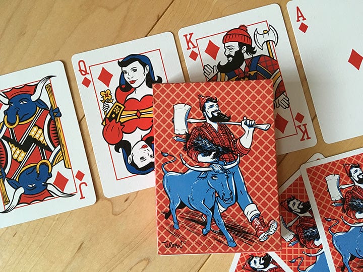 Maynard’s Card Game Cheers - Blue Paul & Babe Playing Cards