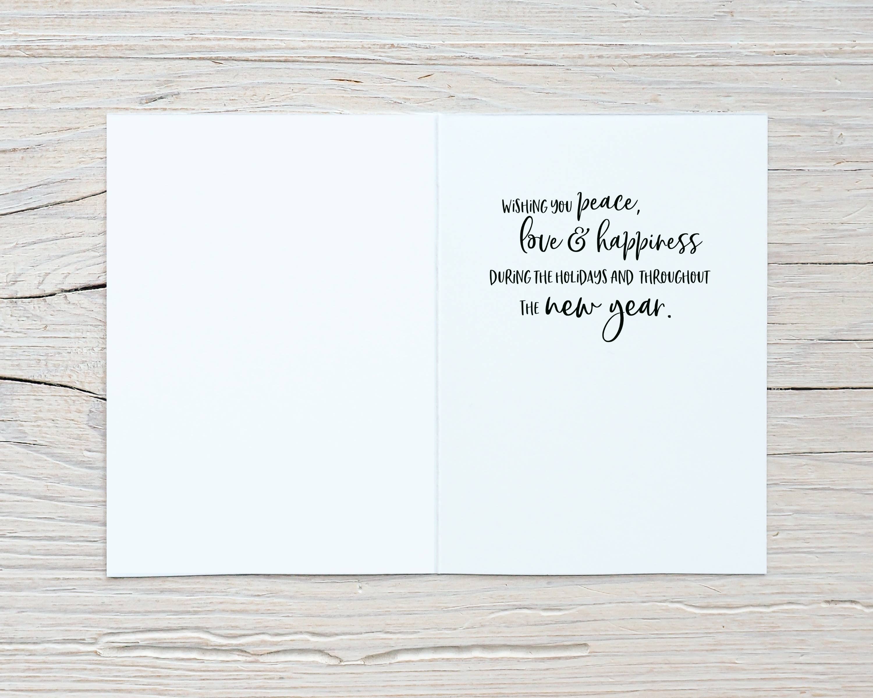 Peace on Earth Holiday Card