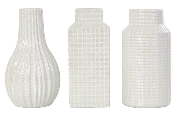 Pearlized Vases