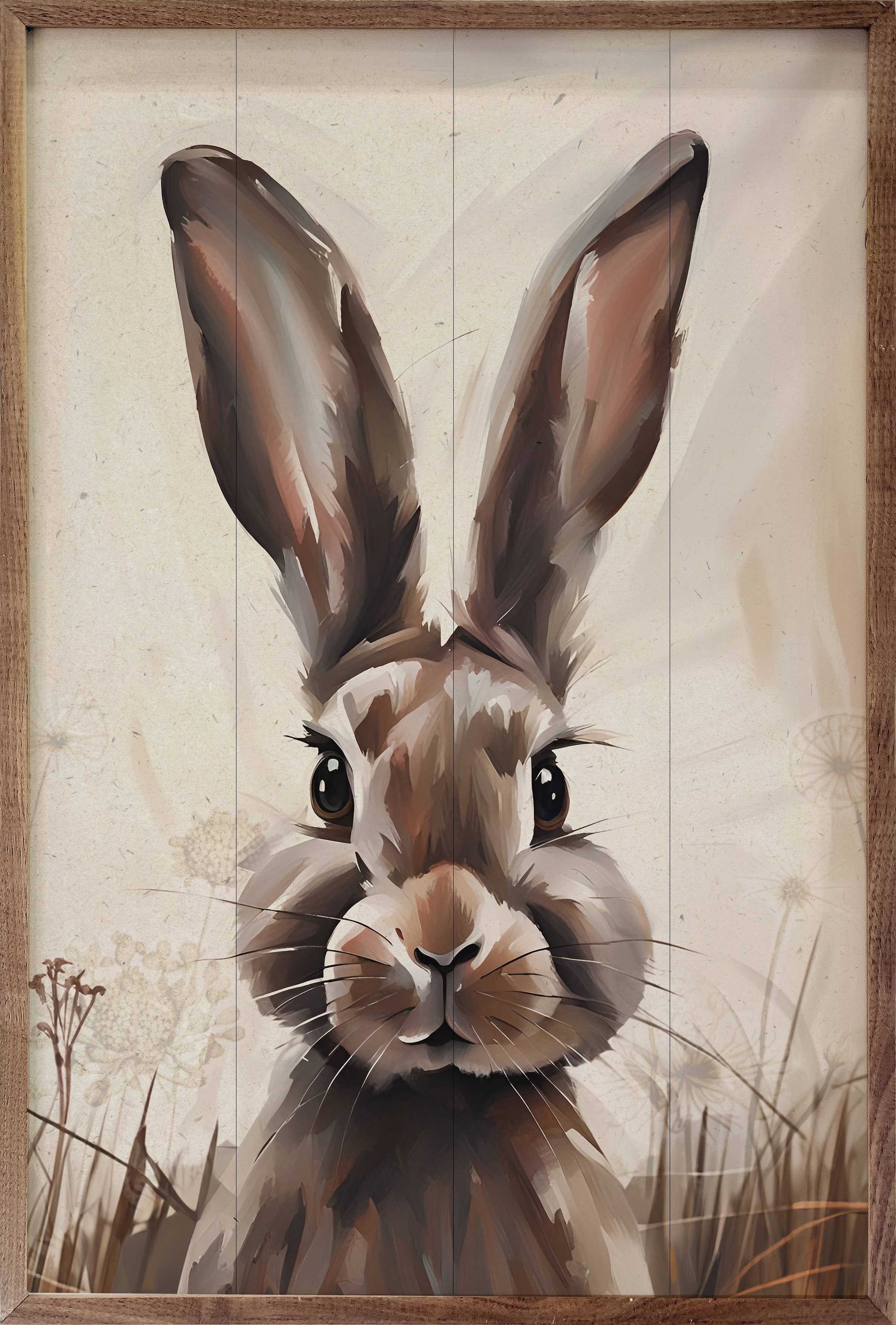 Kendrick Home print Peeking Brown Rabbit Print