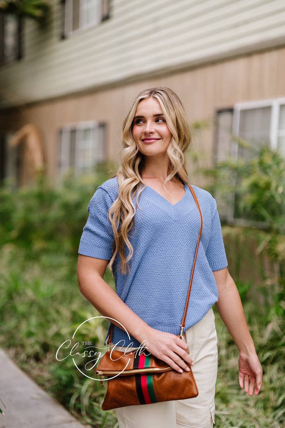 Penelope Foldover Crossbody Clutch